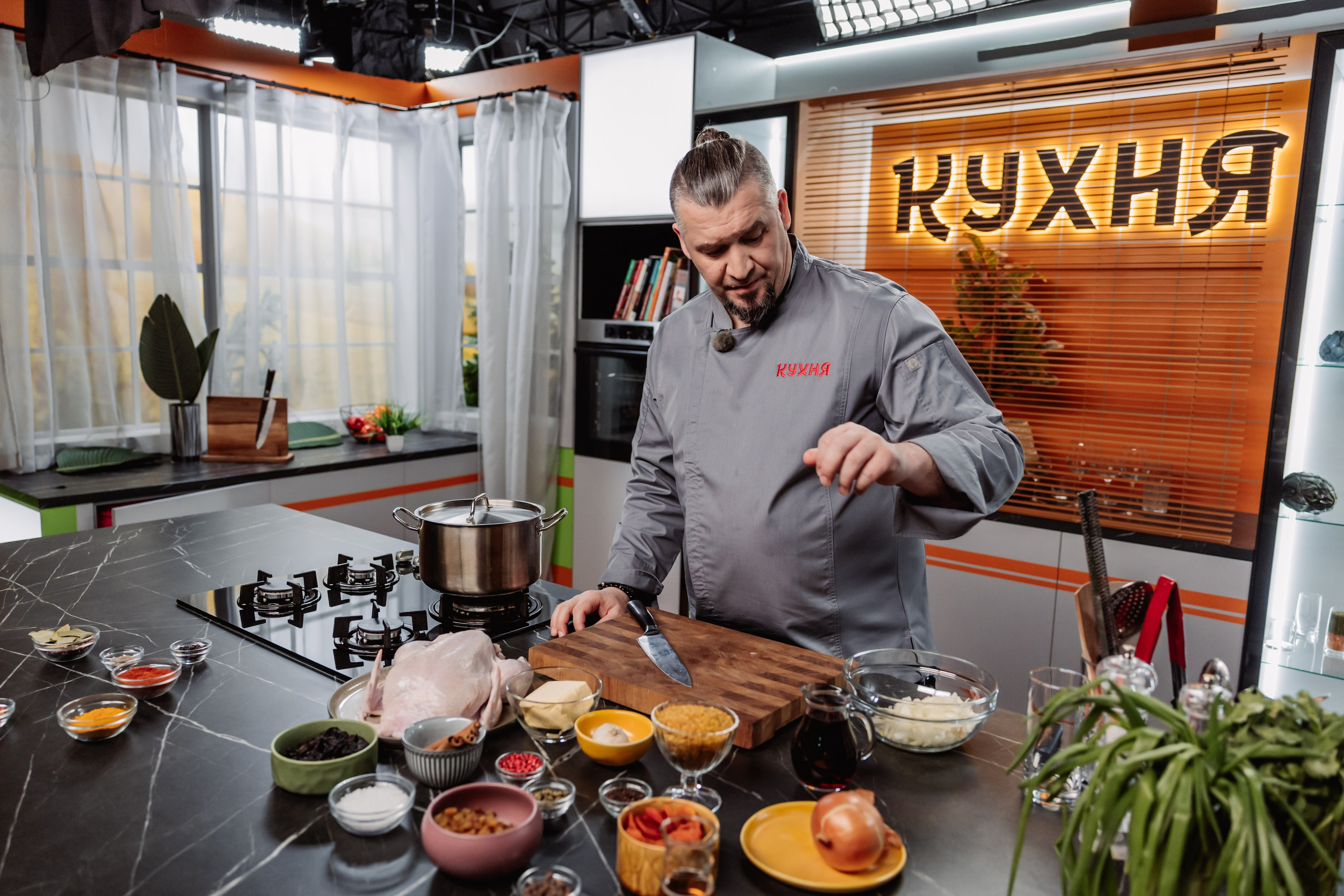 «Черная кухня», г. Москва, телеканал «Кухня». ФОТОГРАФ ИРИНА ШАМАТАВА