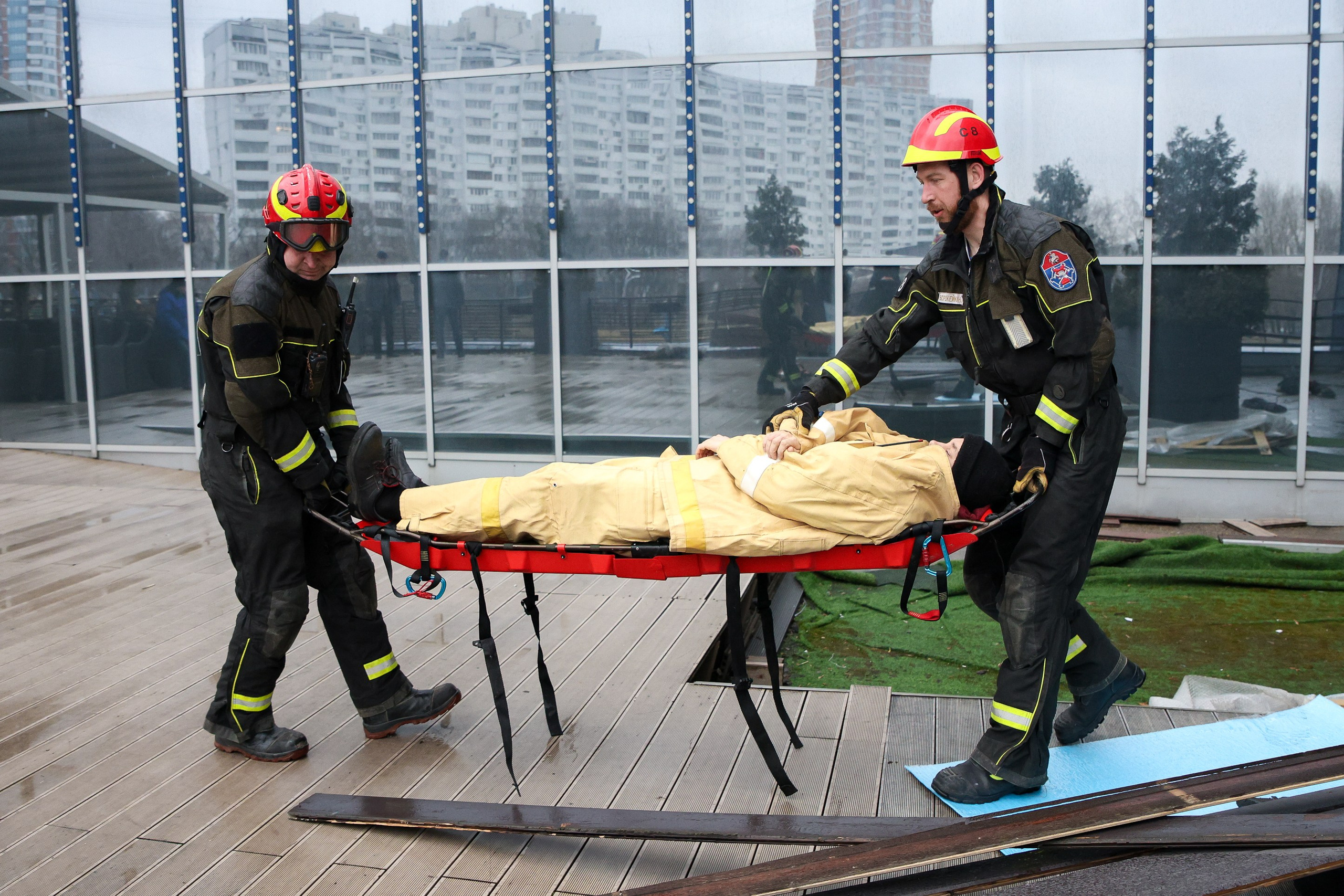 Тренировка МЧС. Фотограф Иван Косарев