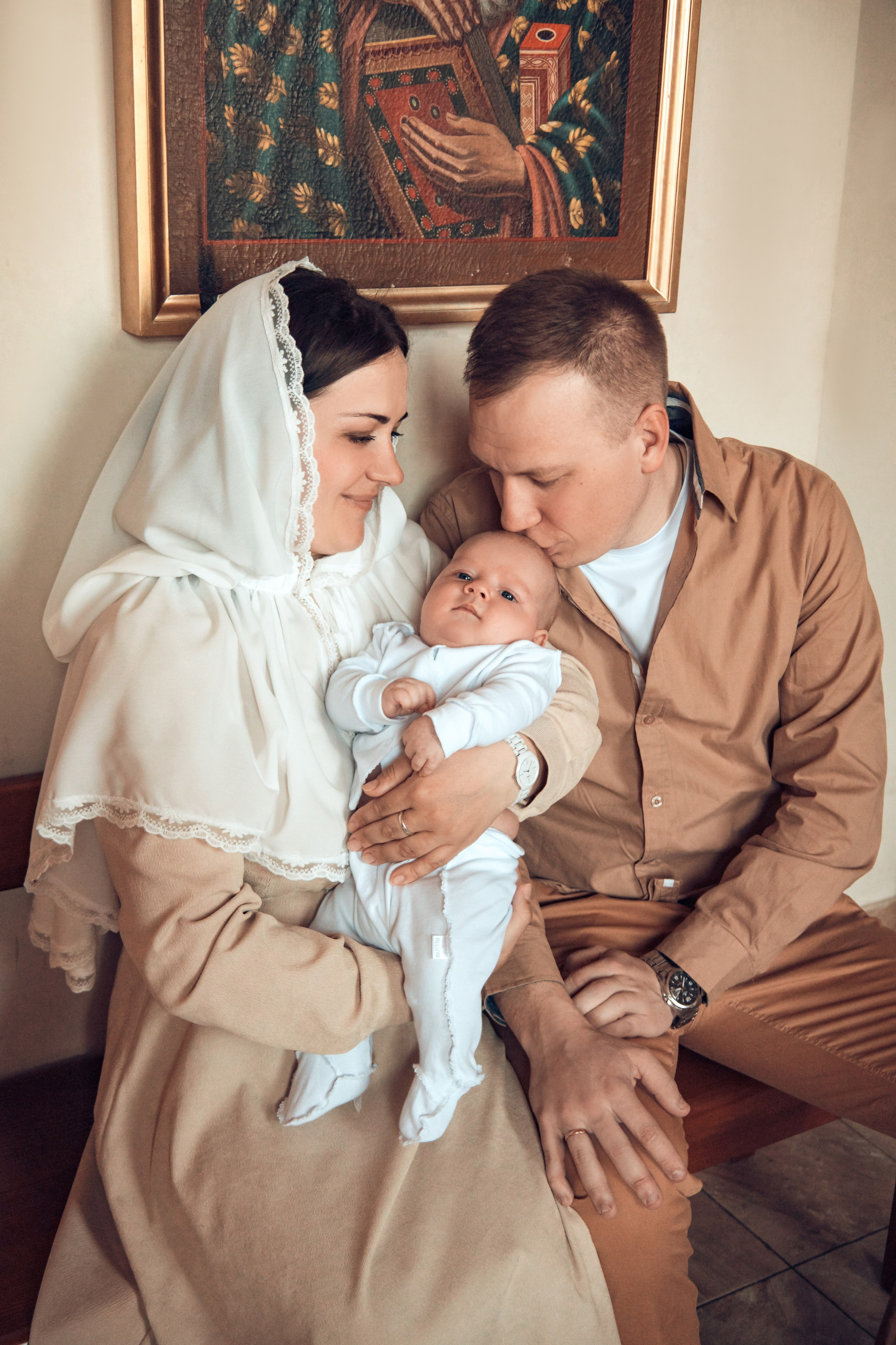 Таинство Крещения Тимофея. Николо-Ямской Храм. Семейный фотограф в Рязани и Рязанской области