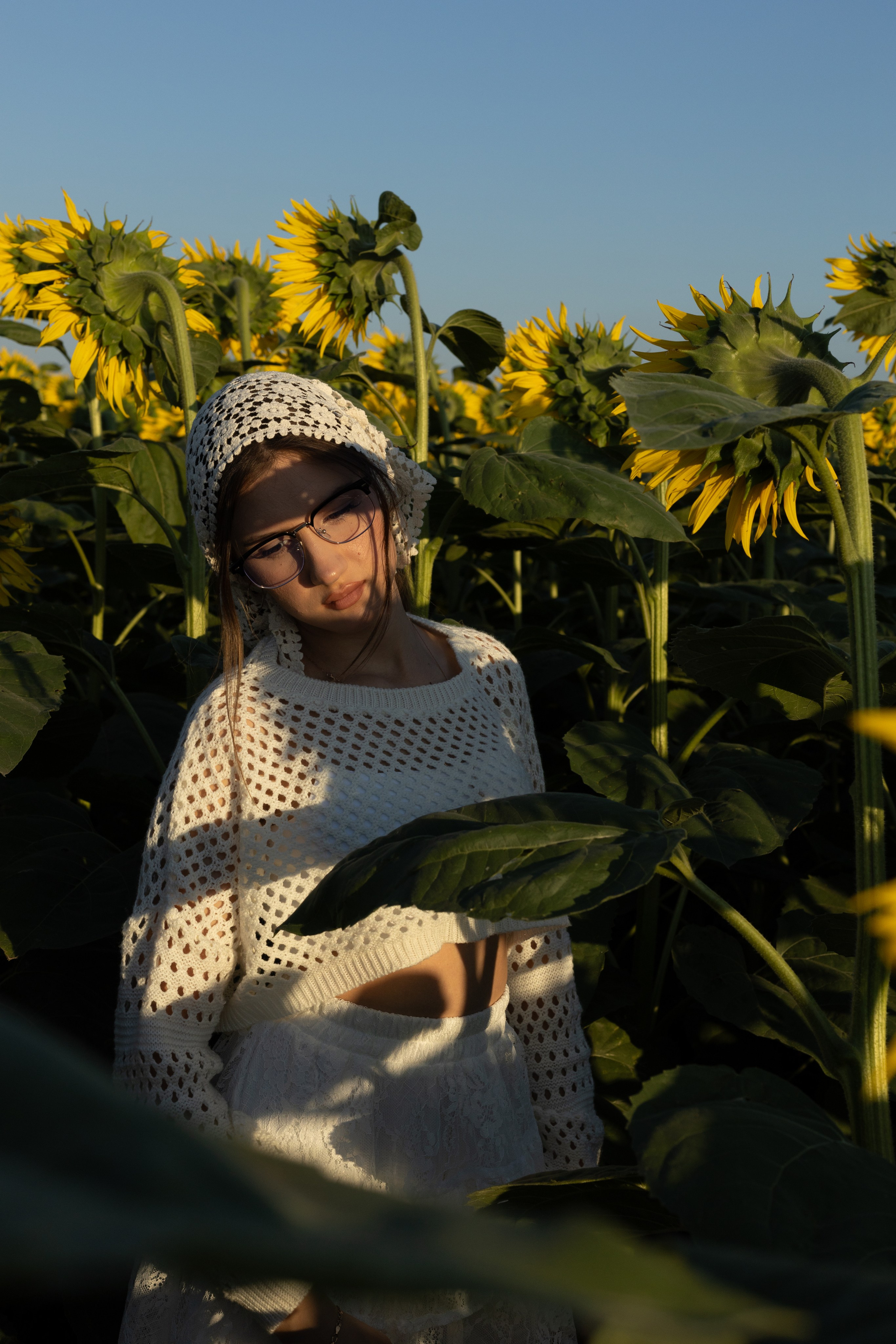 Дашенька в подсолнухах. Семейный и детский фотограф в Борисоглебске Мила Ларина
