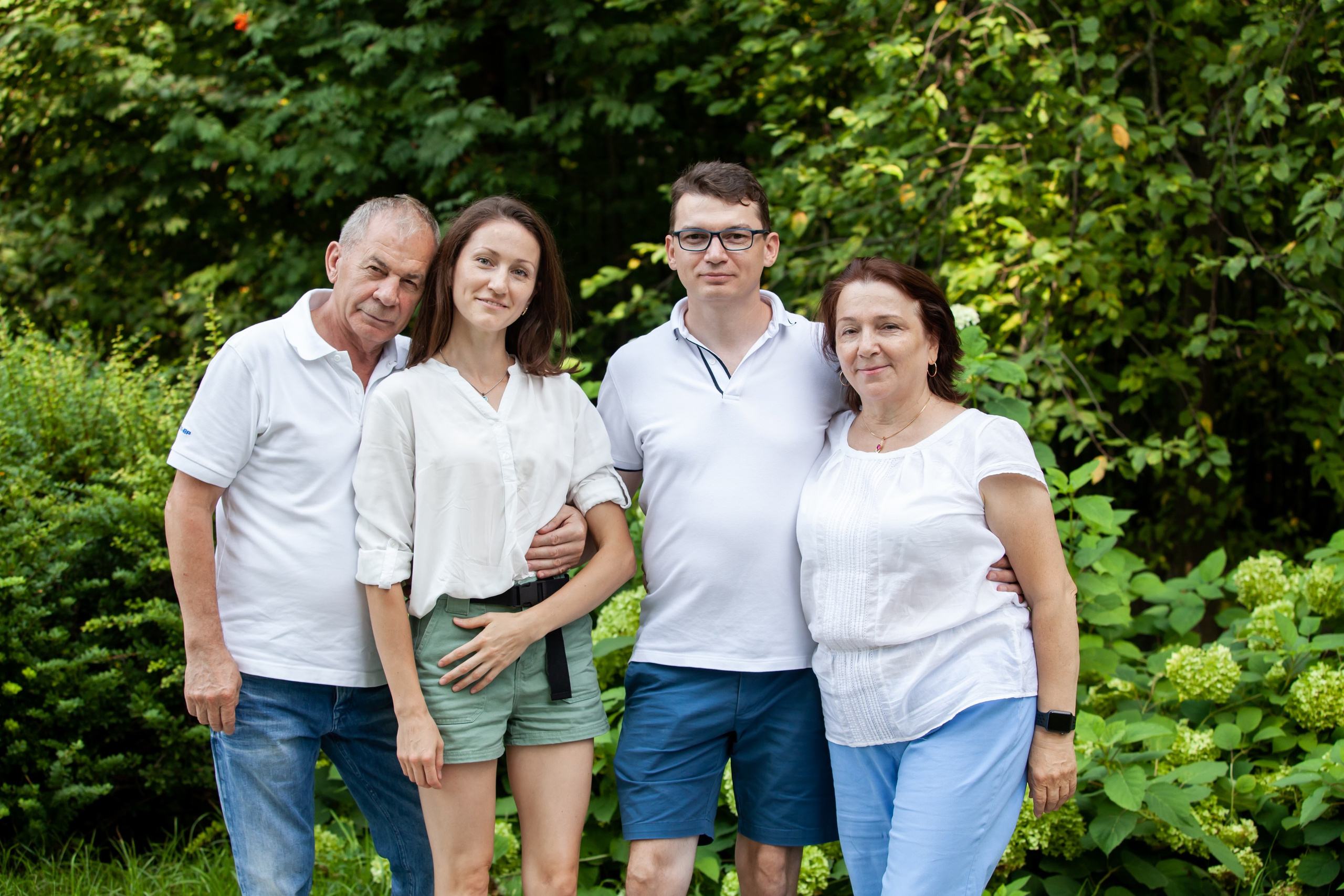 Семейная фотосессия в парке. Фотографы в Москве Светлана Устинова и Сергей Грачев