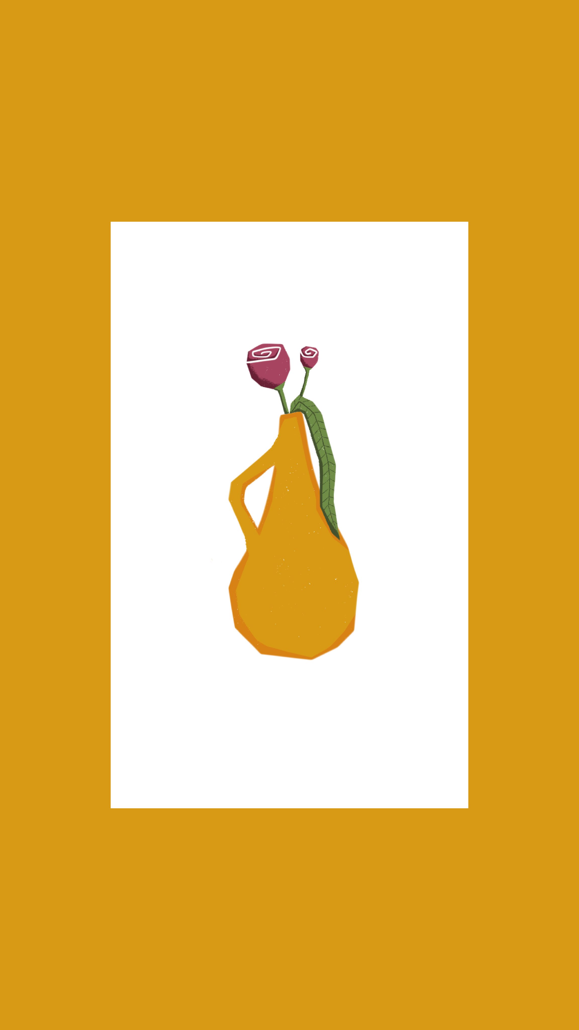 Flowers. Design, illustration and painting