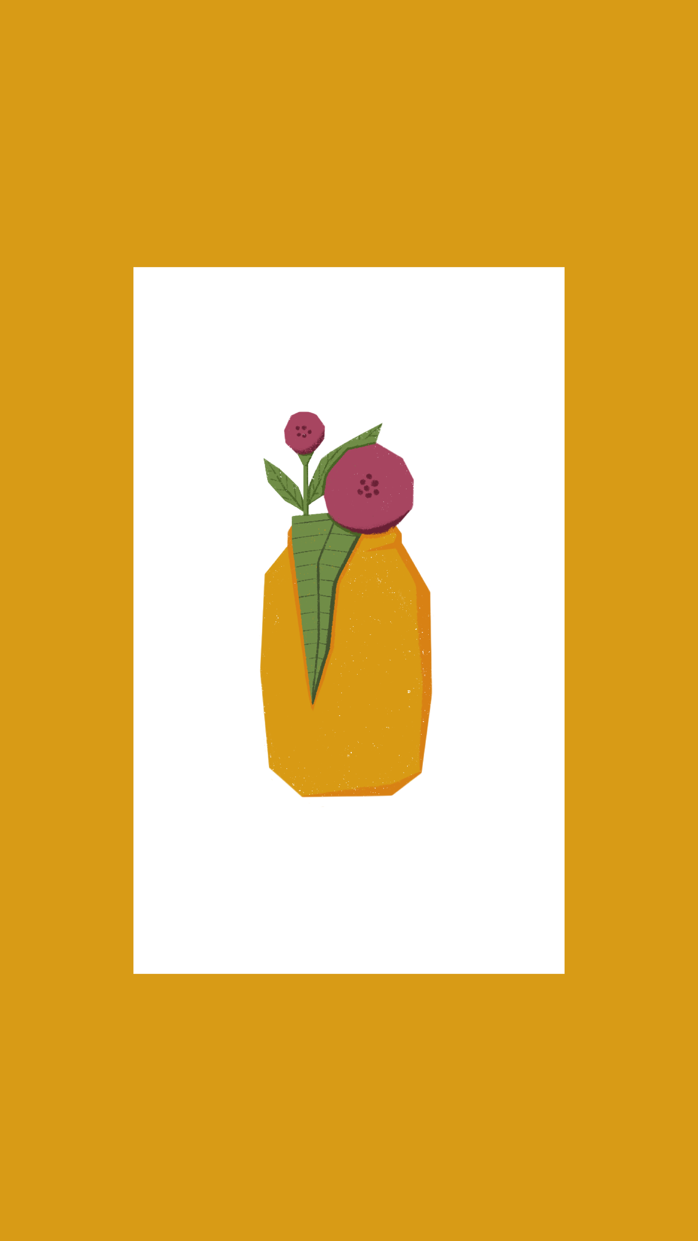 Flowers. Design, illustration and painting