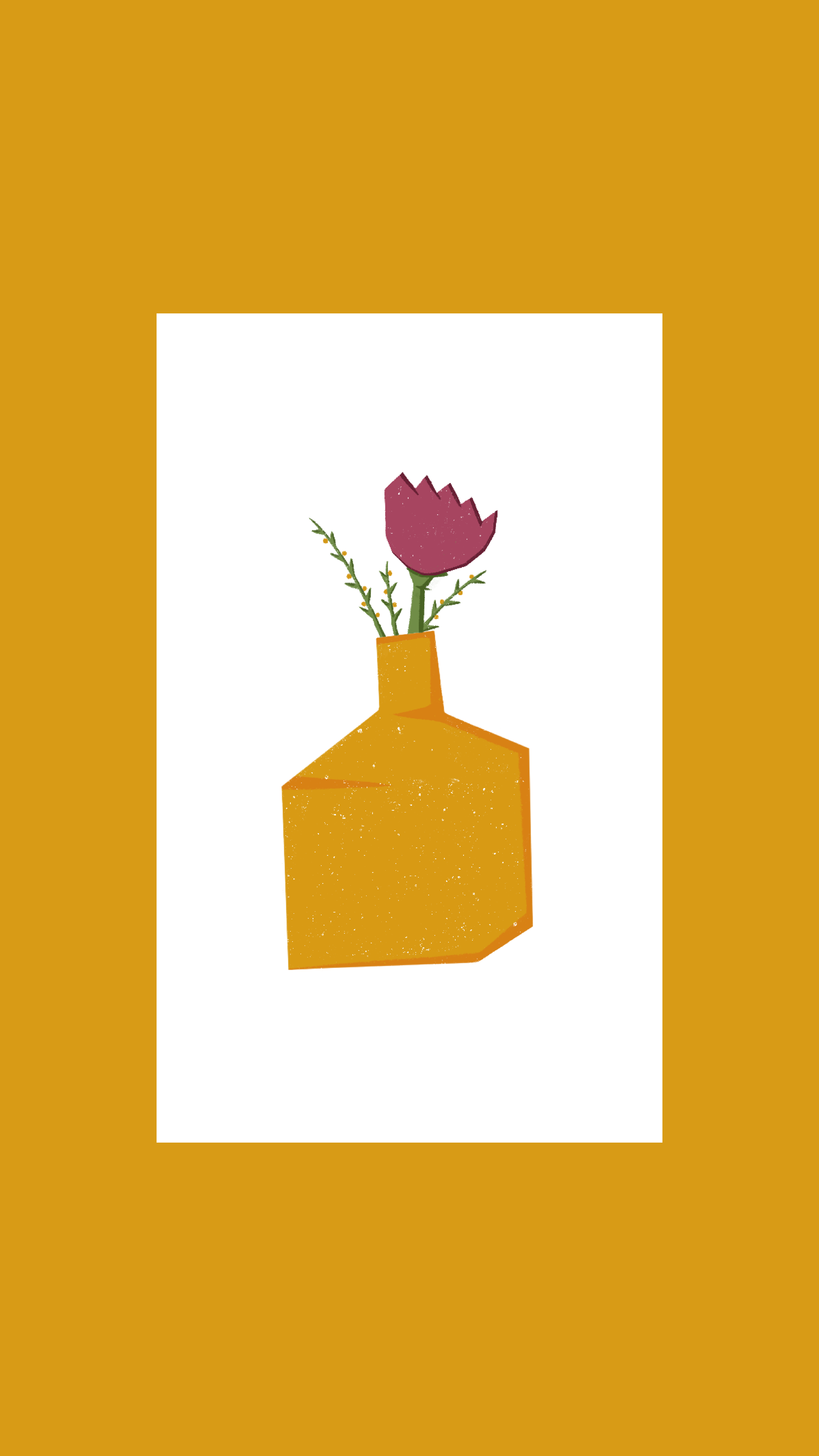 Flowers. Design, illustration and painting