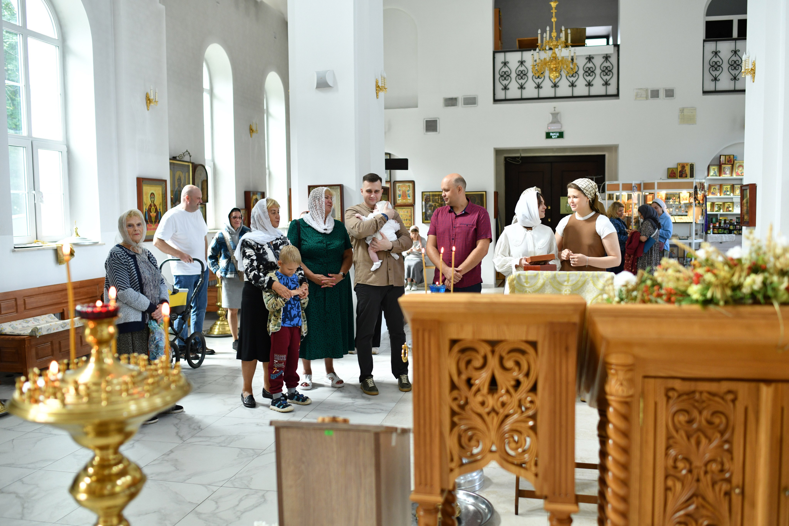 Крещение Марии. Алтуфьево. Свадебный и портретный фотограф в Москве Галина Борисова