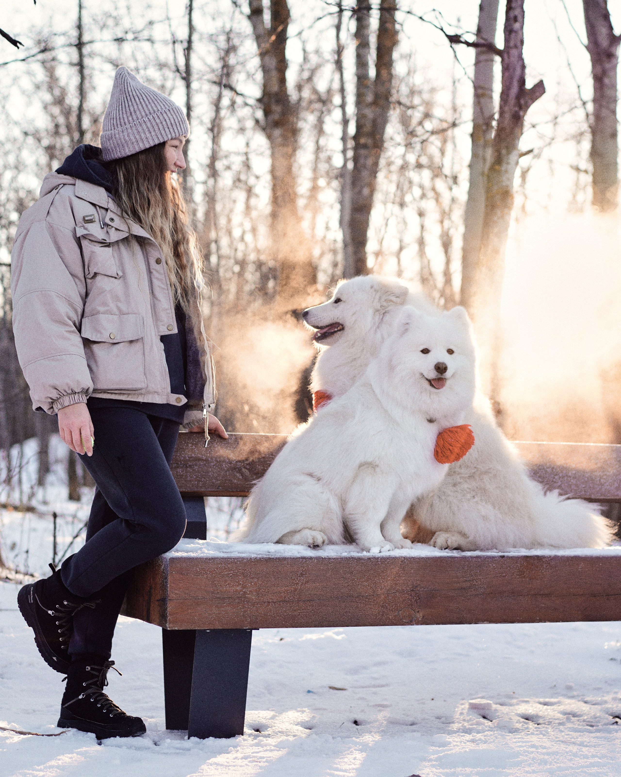 Прогулка морозным утром. Фотограф Казань