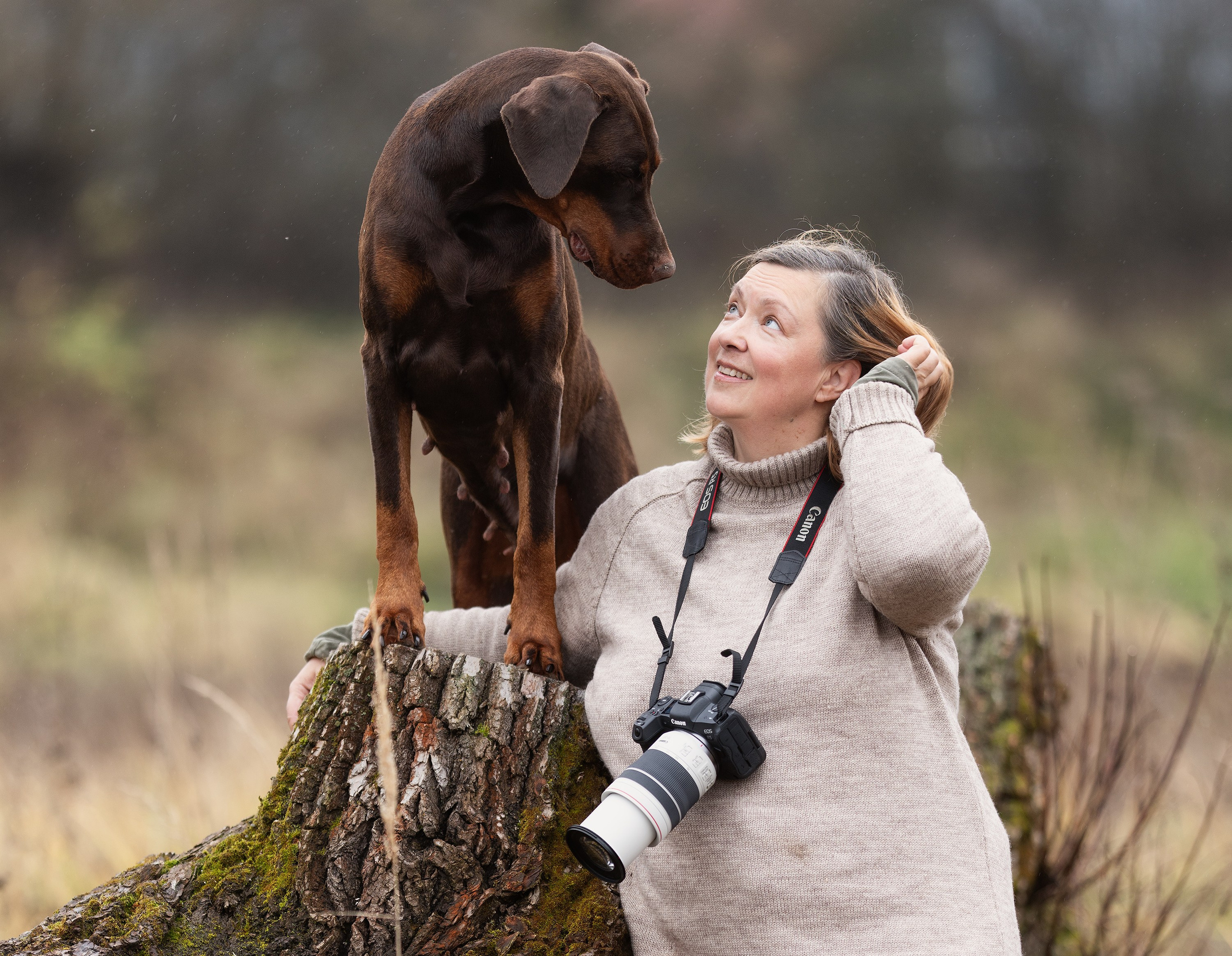 Собака и человек. Boldinova Yulia фотограф Москва