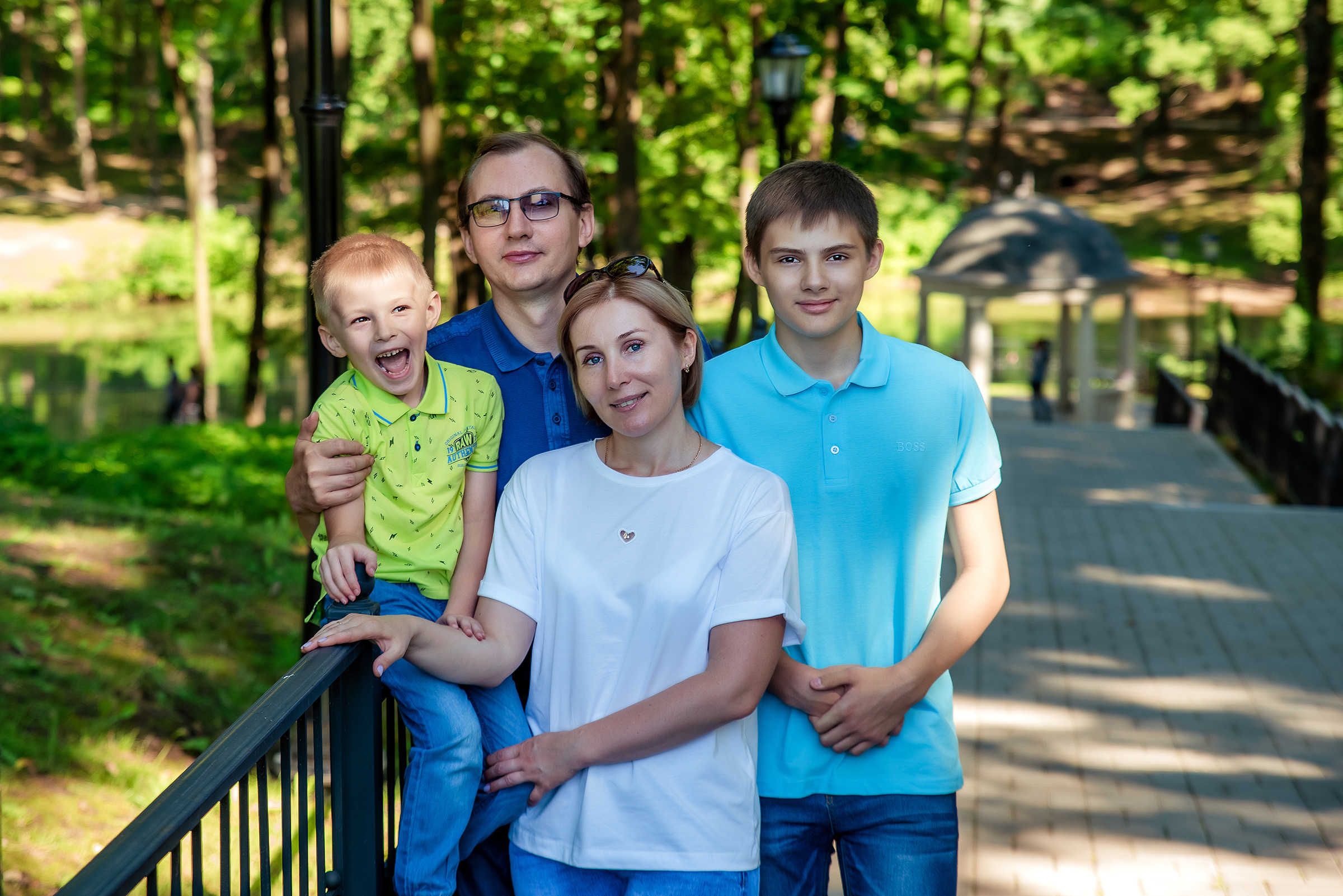 Прогулка Натальи с семьей. Семейный Фотограф в Туле Юлия Федотова