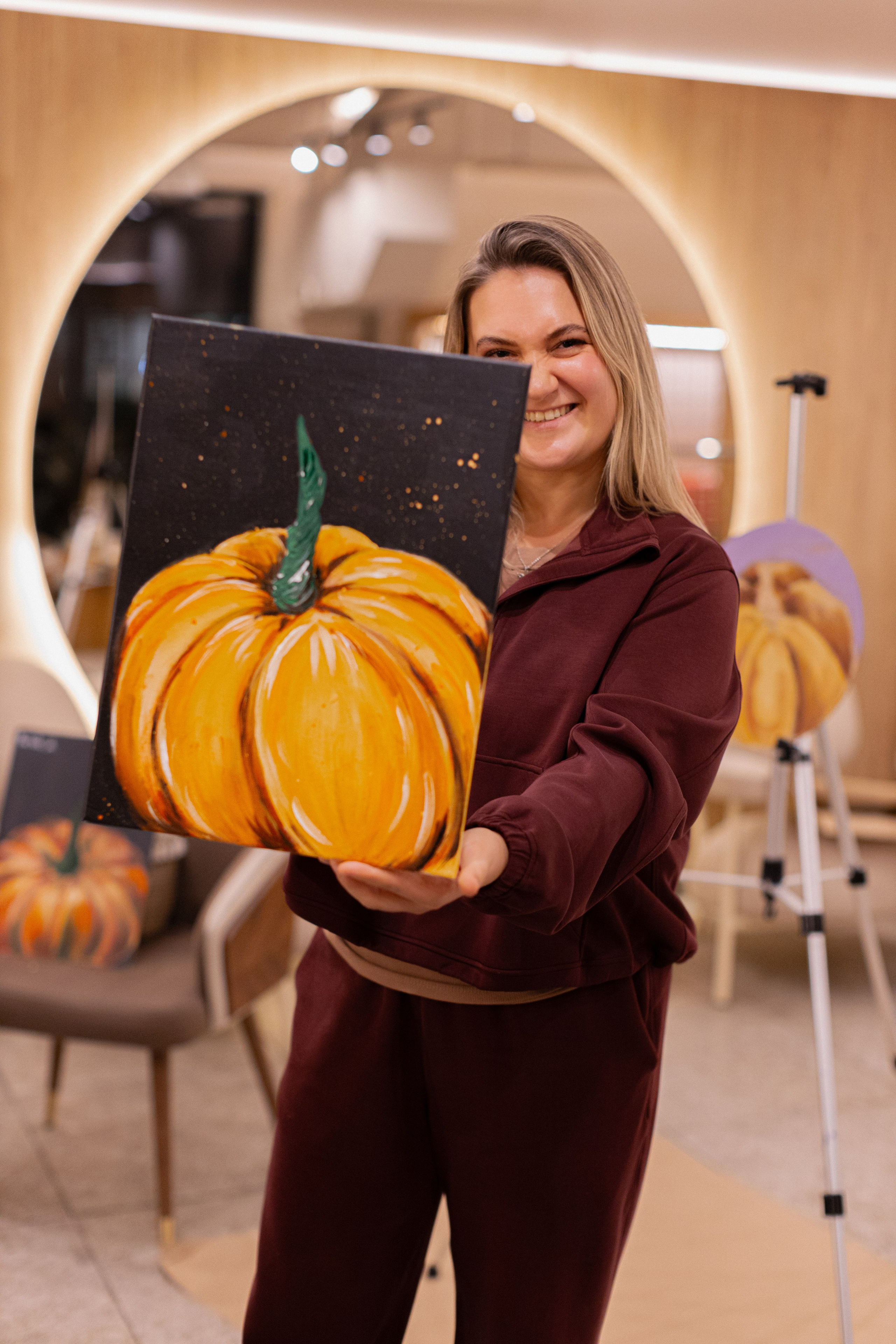 МК Тыква в кафе Здрасте. Анастасия Ракчеева Художник