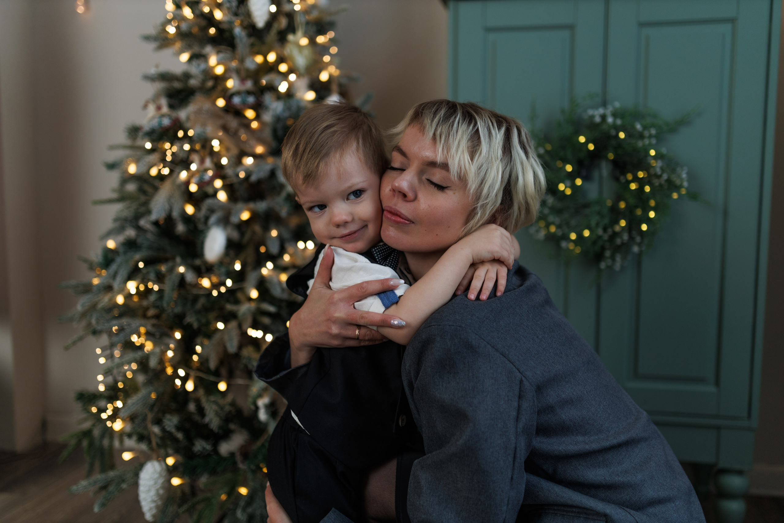 Вера, Саша и Тимоша. Новый год!. Ксения Шакирова. Фотограф в Воронеже