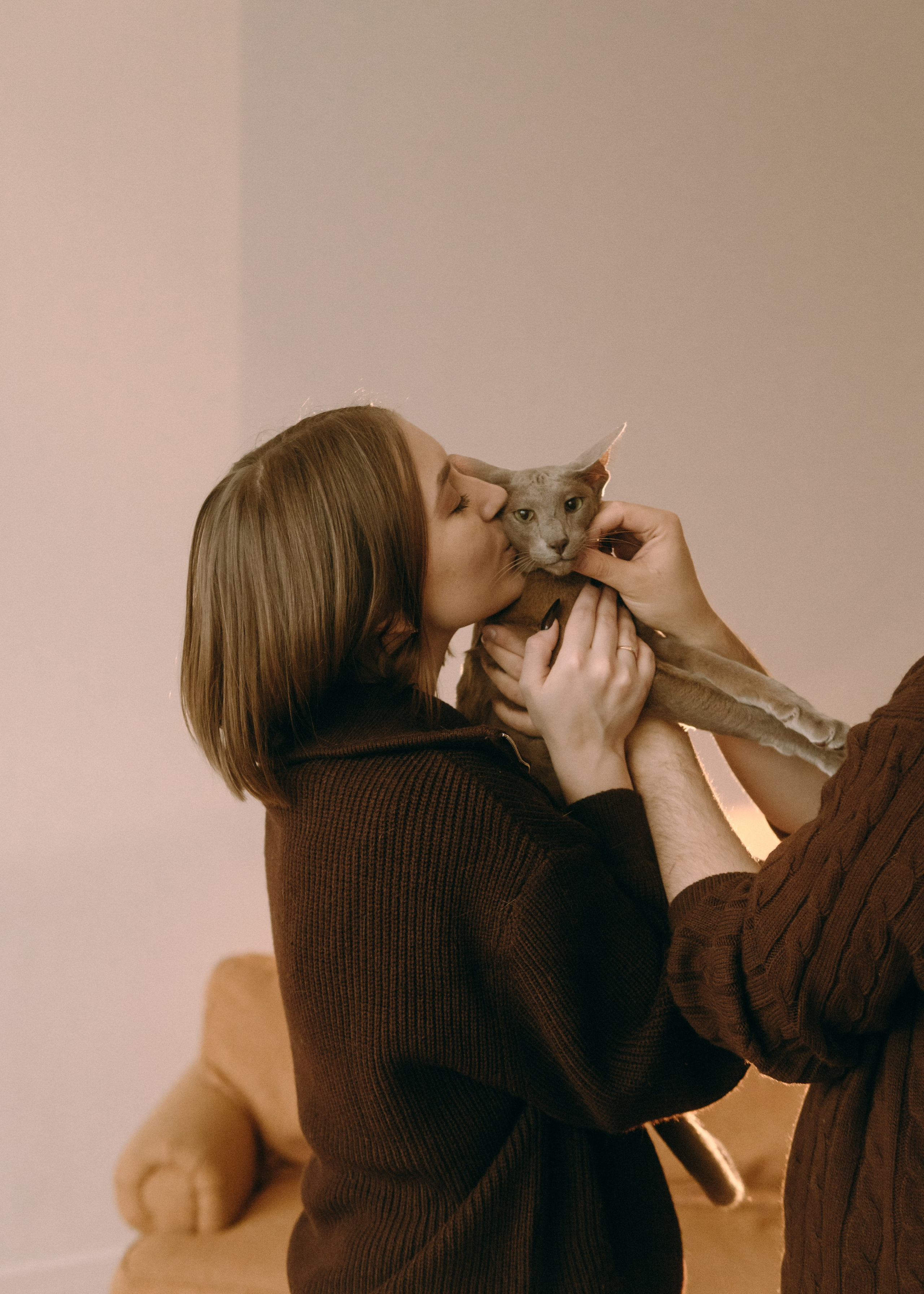 Амина, Булат и Орион. Фотограф-анималист Ксения Воробьева, Москва