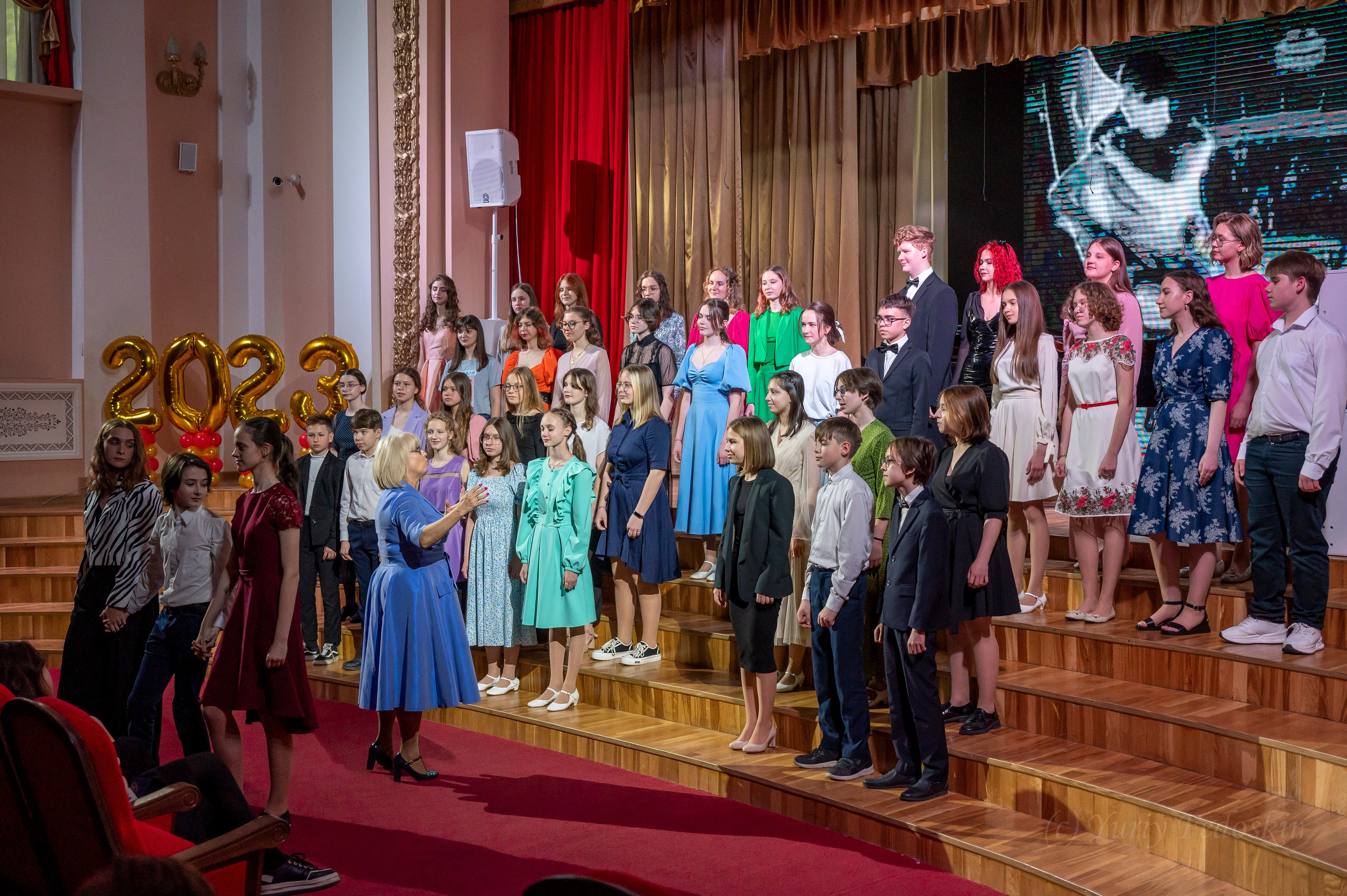 Выпускной хоровая школа «Подлипки» 30.05.23г. Профессиональный фотограф интерьеров в Москве Юрий Федоскин
