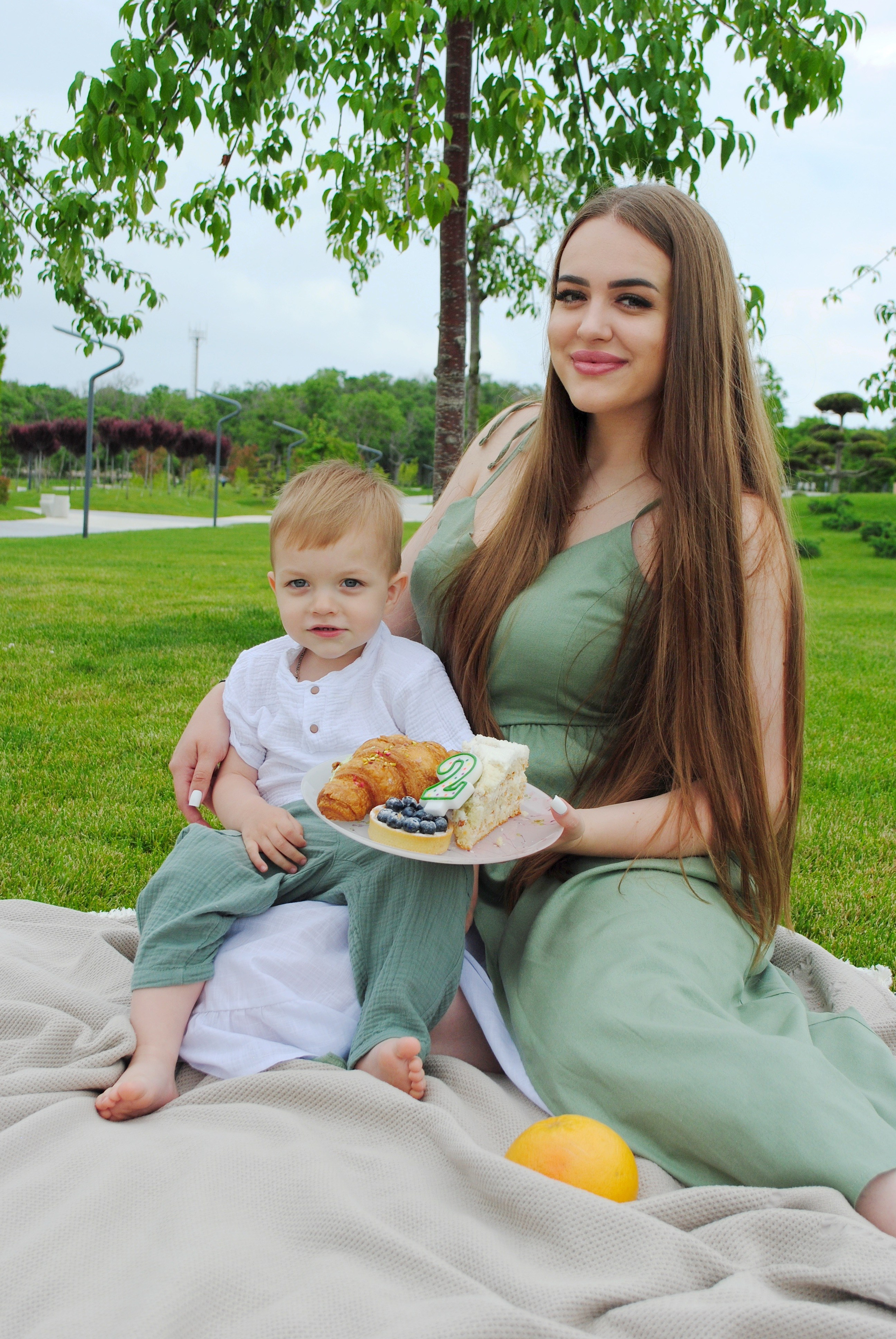 Настя и семья. Фотограф Мария Мусаелян