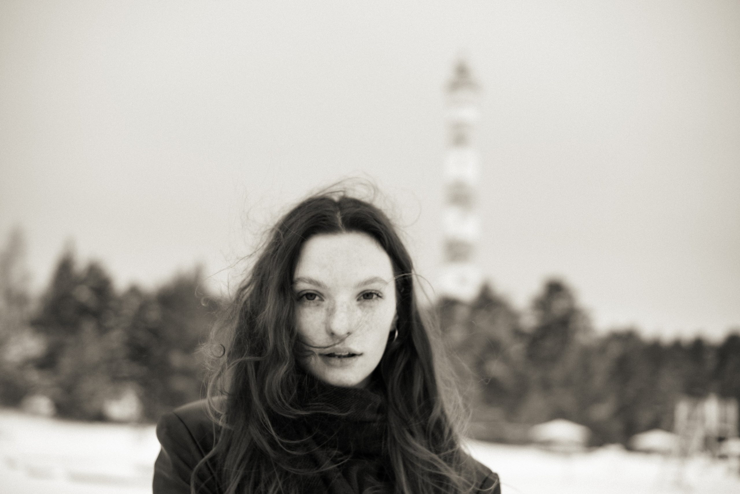 Настя. Съёмка у маяка. Lickord