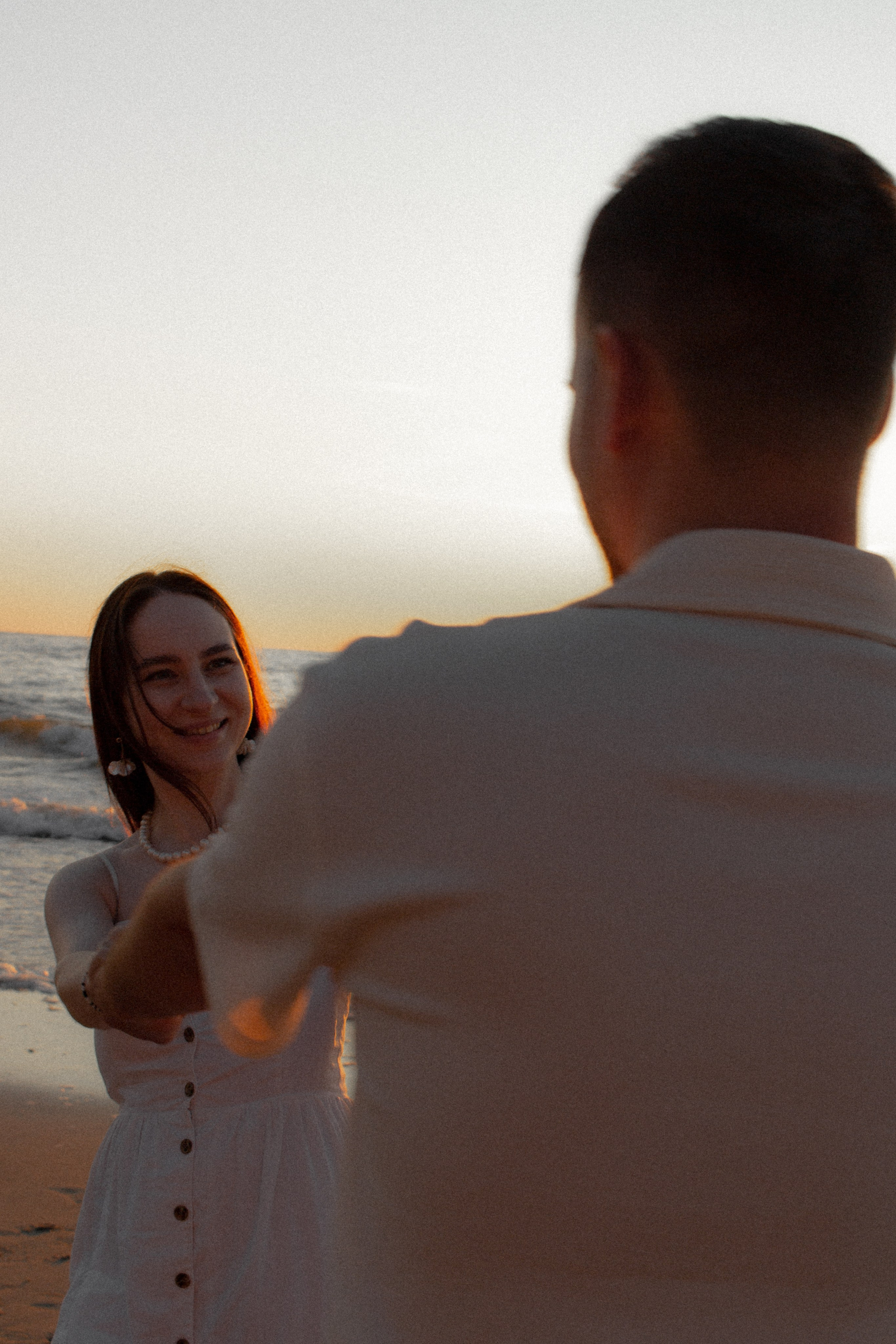 Киношная парная фотосессия на море в Калининграде / Донское. Портретный фотограф в Калининграде Рита Холодова