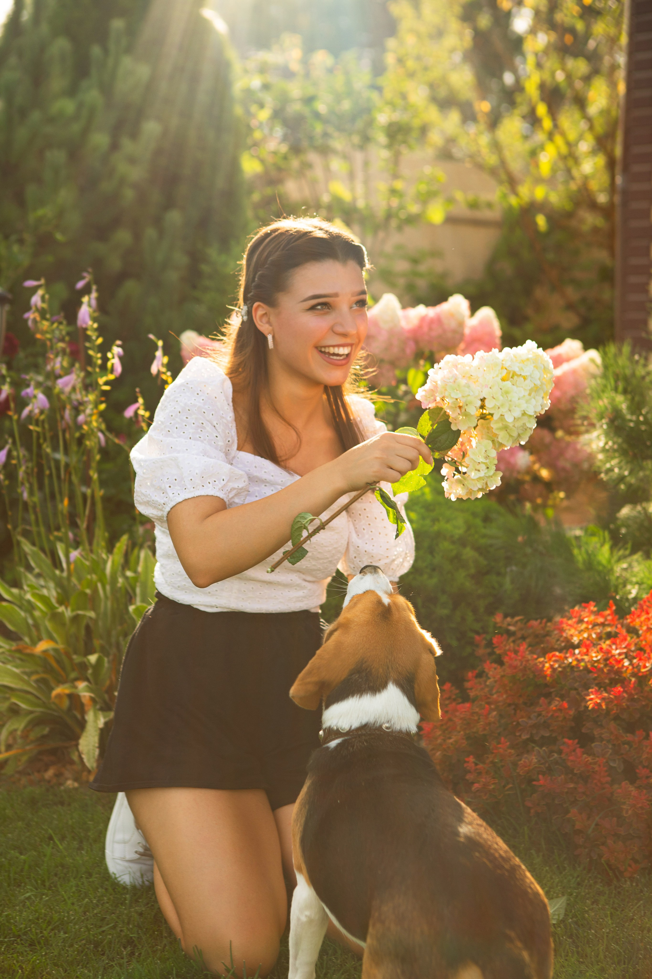 В саду гортензий. Семейный и контент- фотограф Анна Уткина, Электросталь, Ногинск, Москва