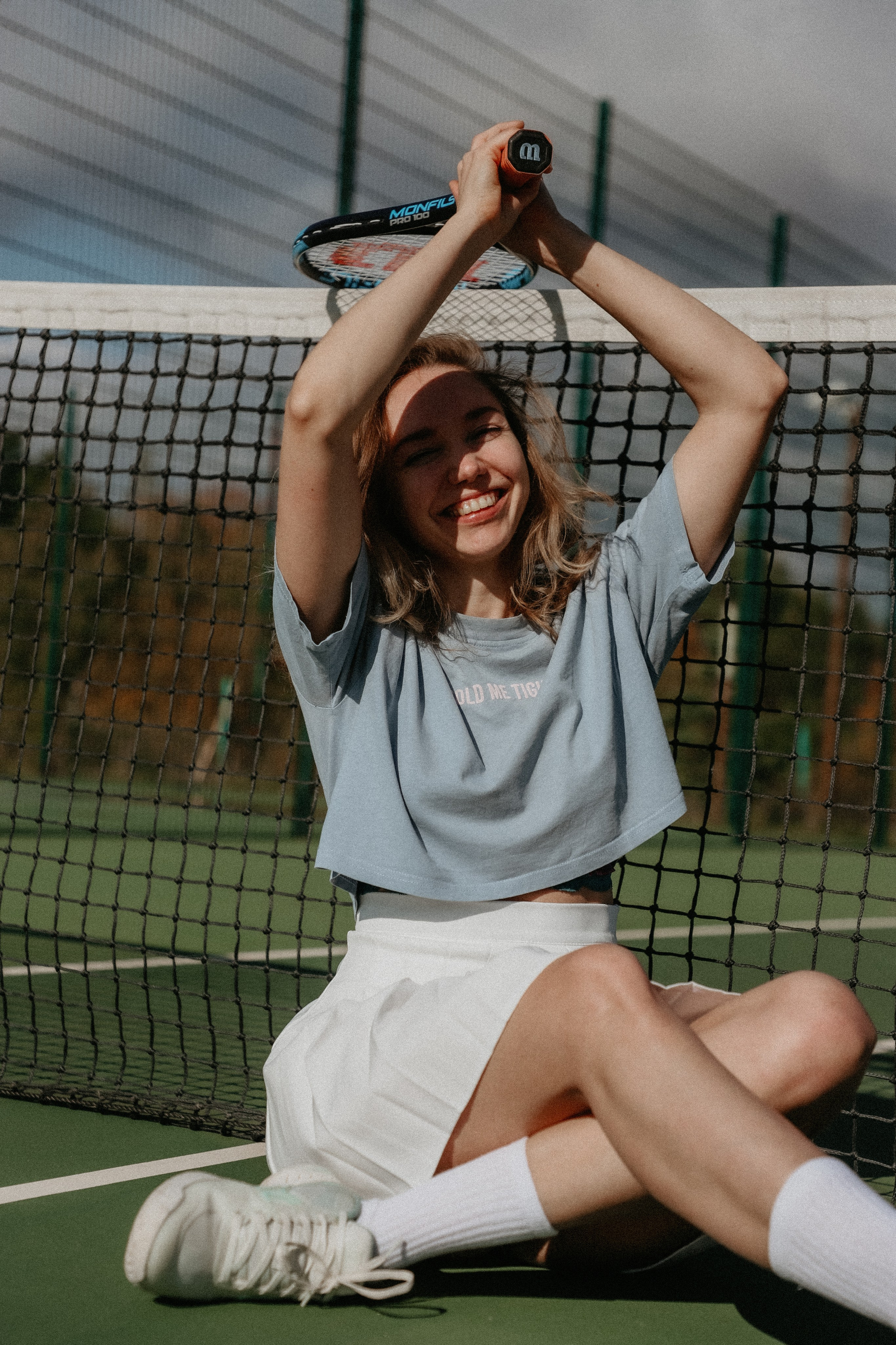 Фотосессия Марии на теннисном корте. Фотограф Иннополис Казань