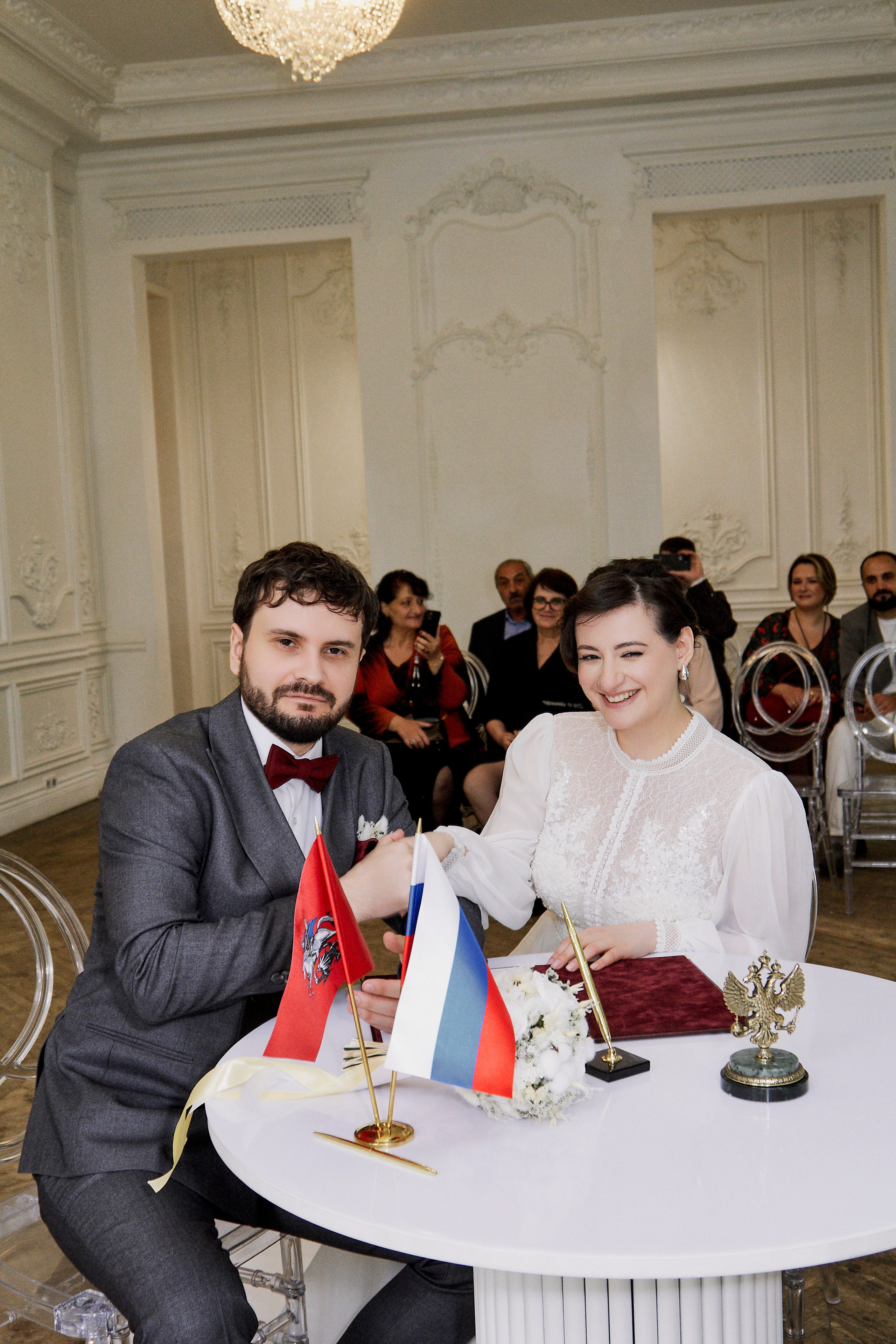 Свадебная фотосессия росписи в особняке Роял