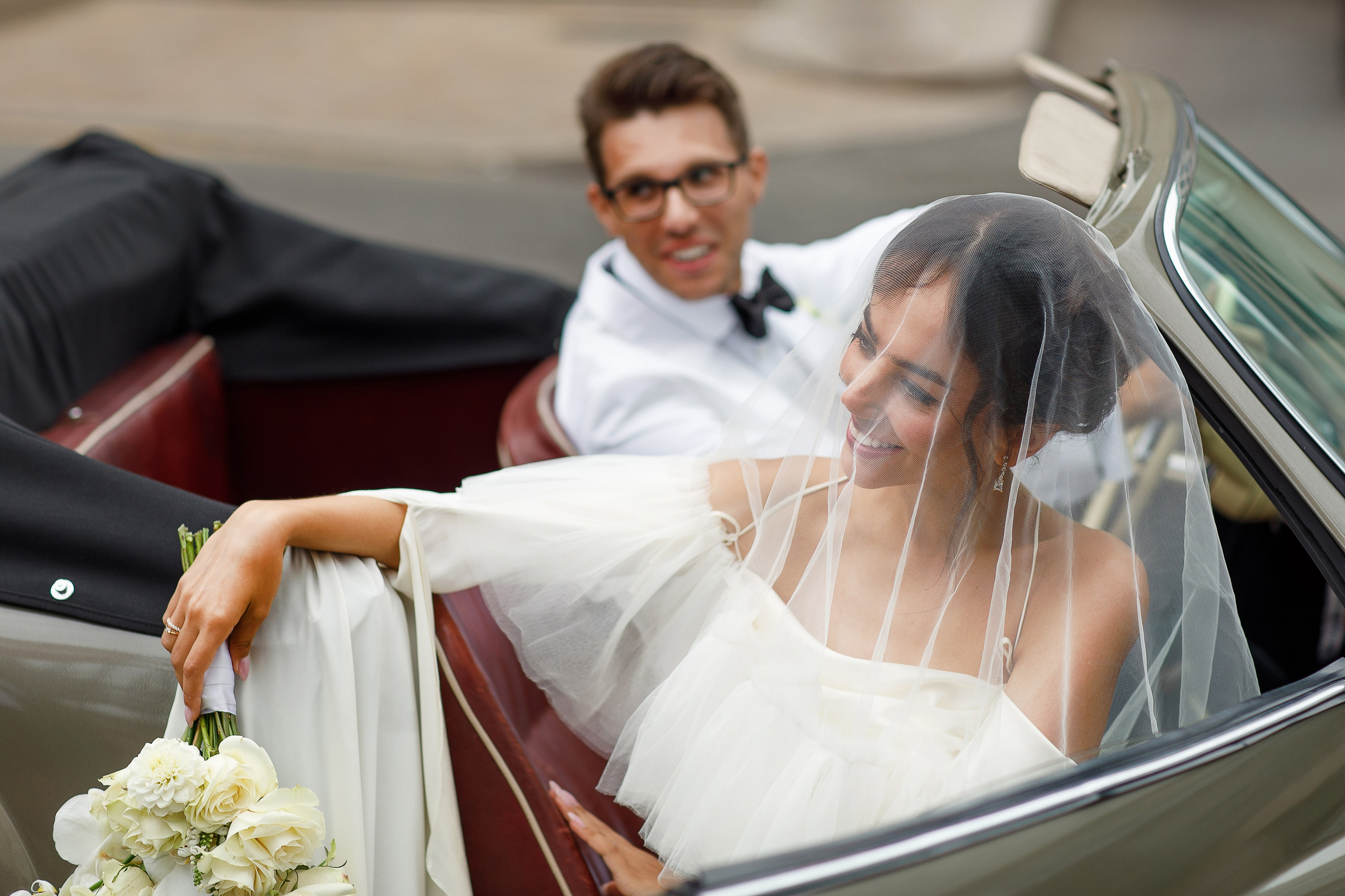 Ретро машина Анна и Владислав. Марковкина КрисТина