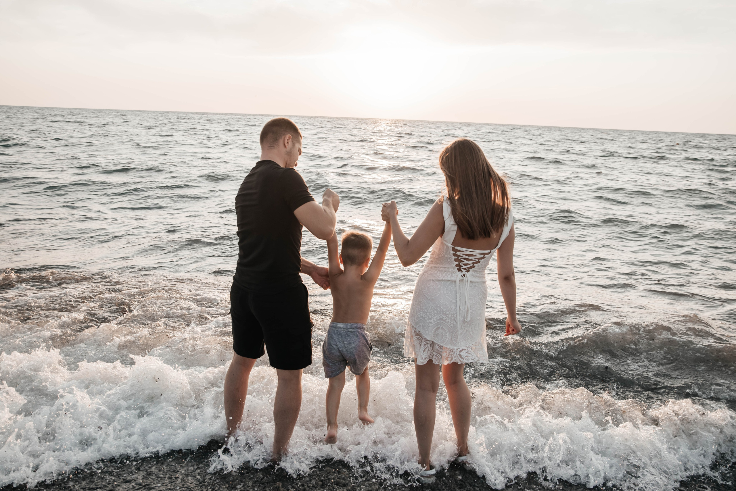 Аня, Саша, Дима. Фотограф Людмила Федотова