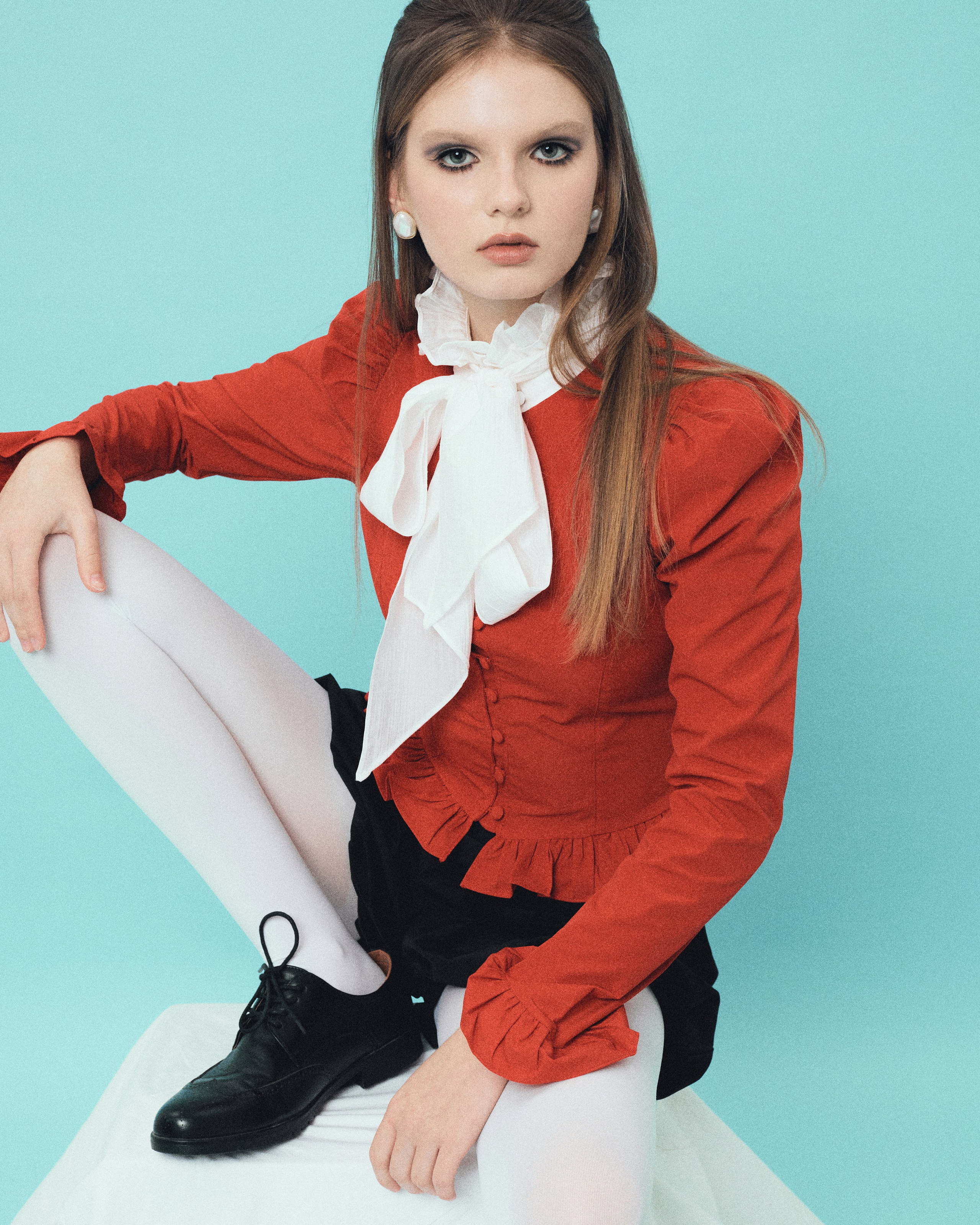 Kati, red blouse. Юрина Полина, фотограф из Екатеринбурга