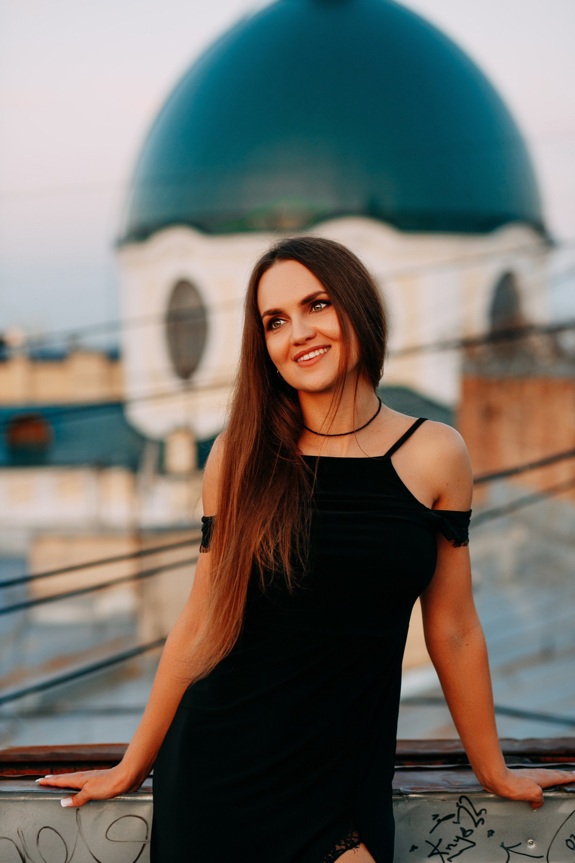 Крыша у Казанского и Зингера. Фотограф в Санкт-Петербурге Alina Film