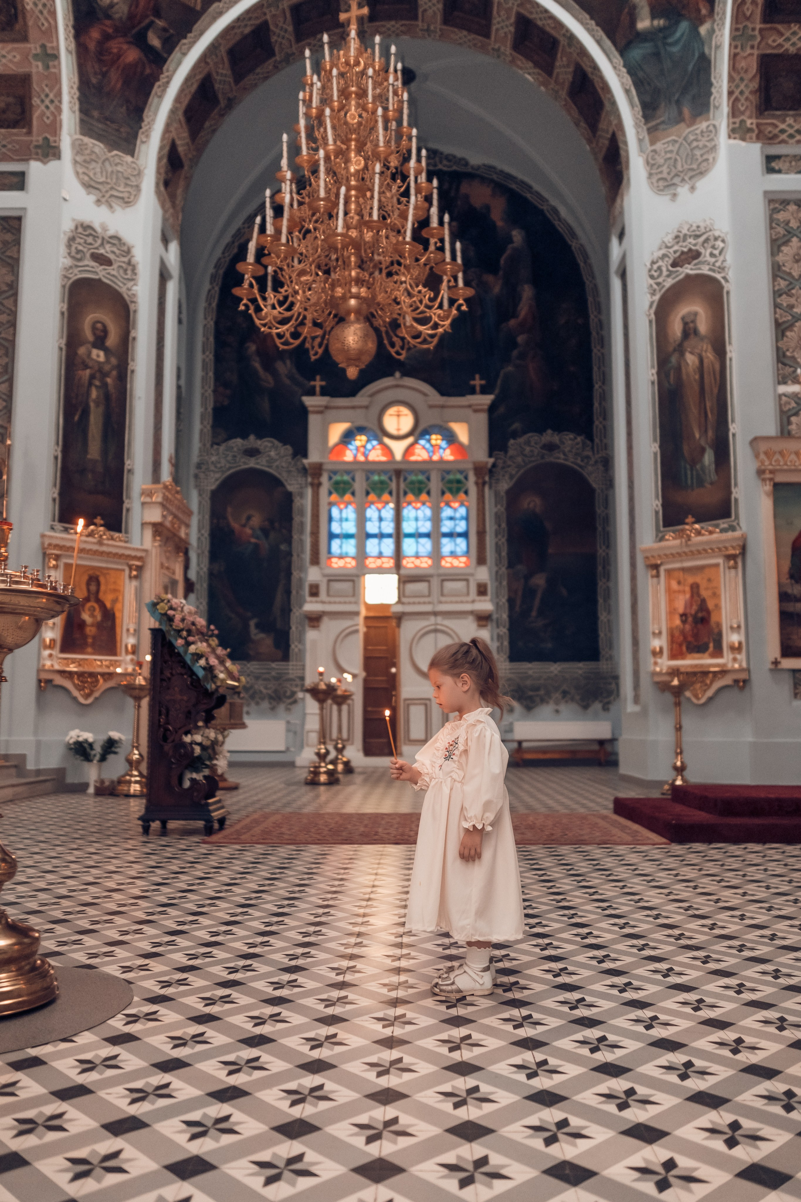 Таинство Крещения Ярославы. Храм Сошествия Святого Духа. Главная