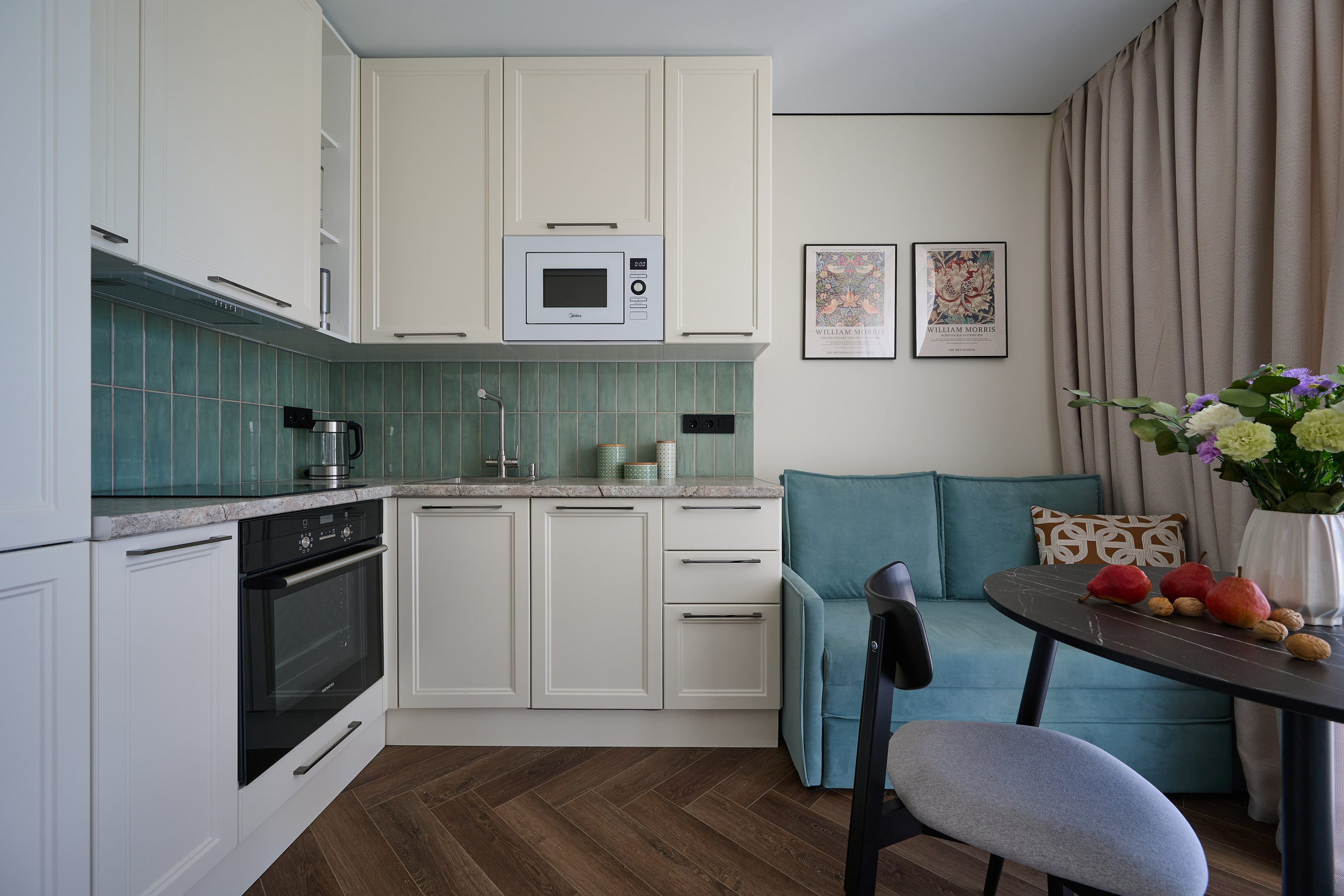 белые шкафы кухня 