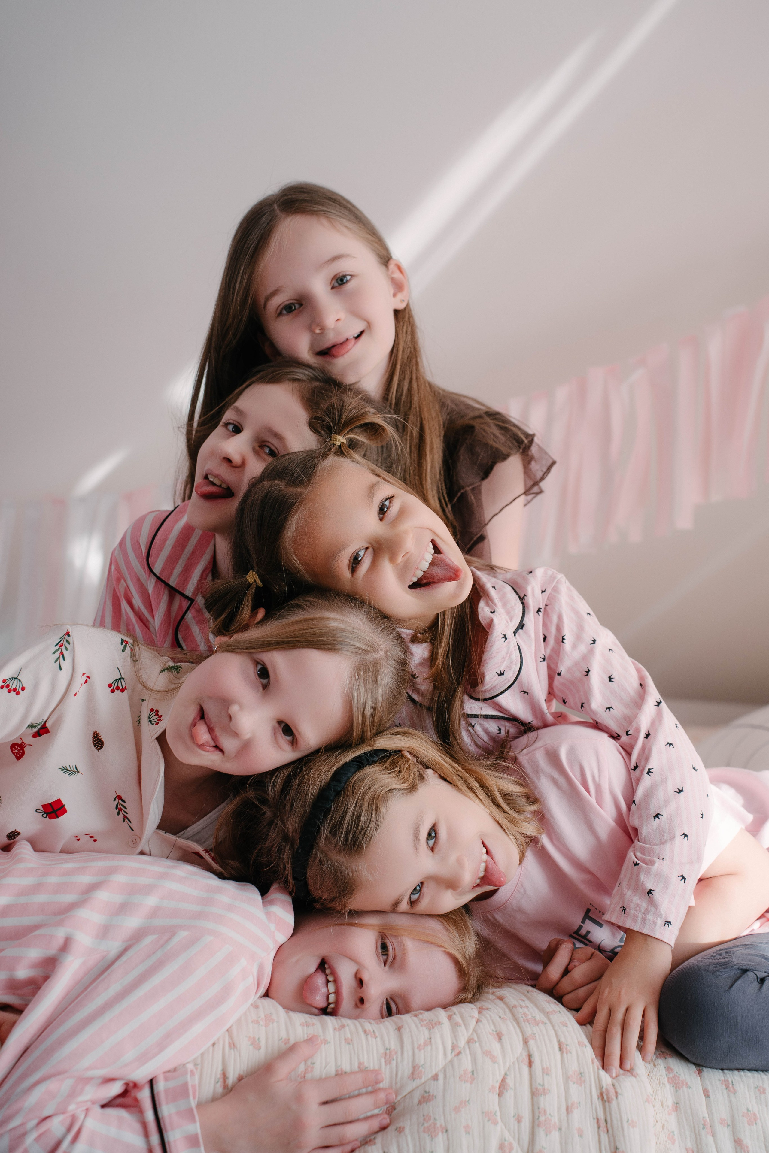 Пижамная вечеринка Варе 9 лет. Свадебный и семейный фотограф в Воронеже Анастасия Бойко