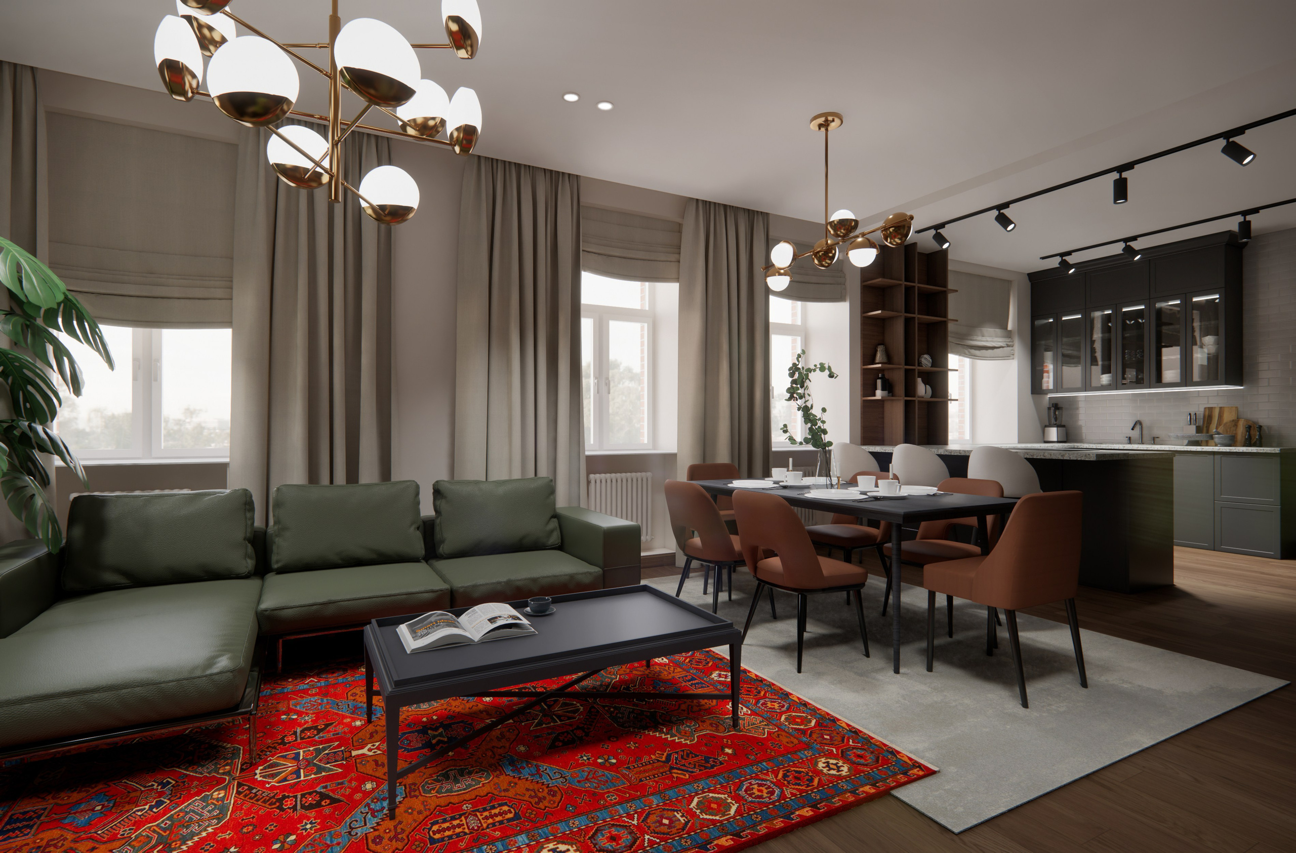 Квартира М. Дизайн интерьеров Краснодар