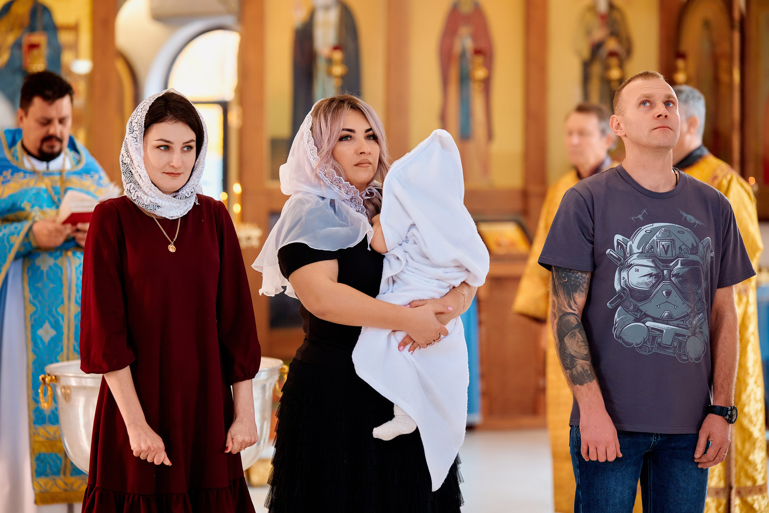Крестины. Храм св. Серафима Саровского. Фотограф Таганрог Анна Трайжон