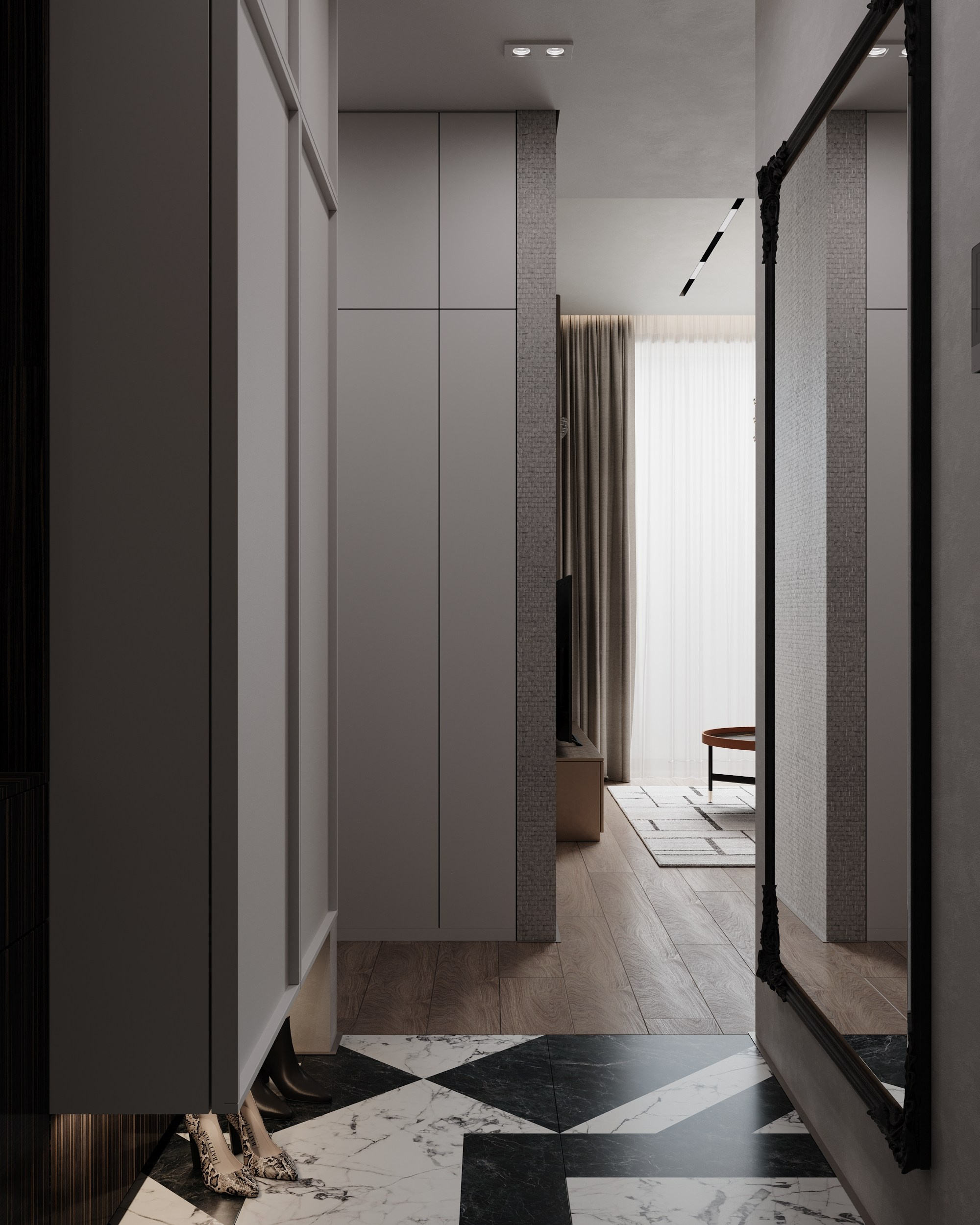 Квартира | Москва | 2023. Блинова Анастасия | Интерьерная визуализация