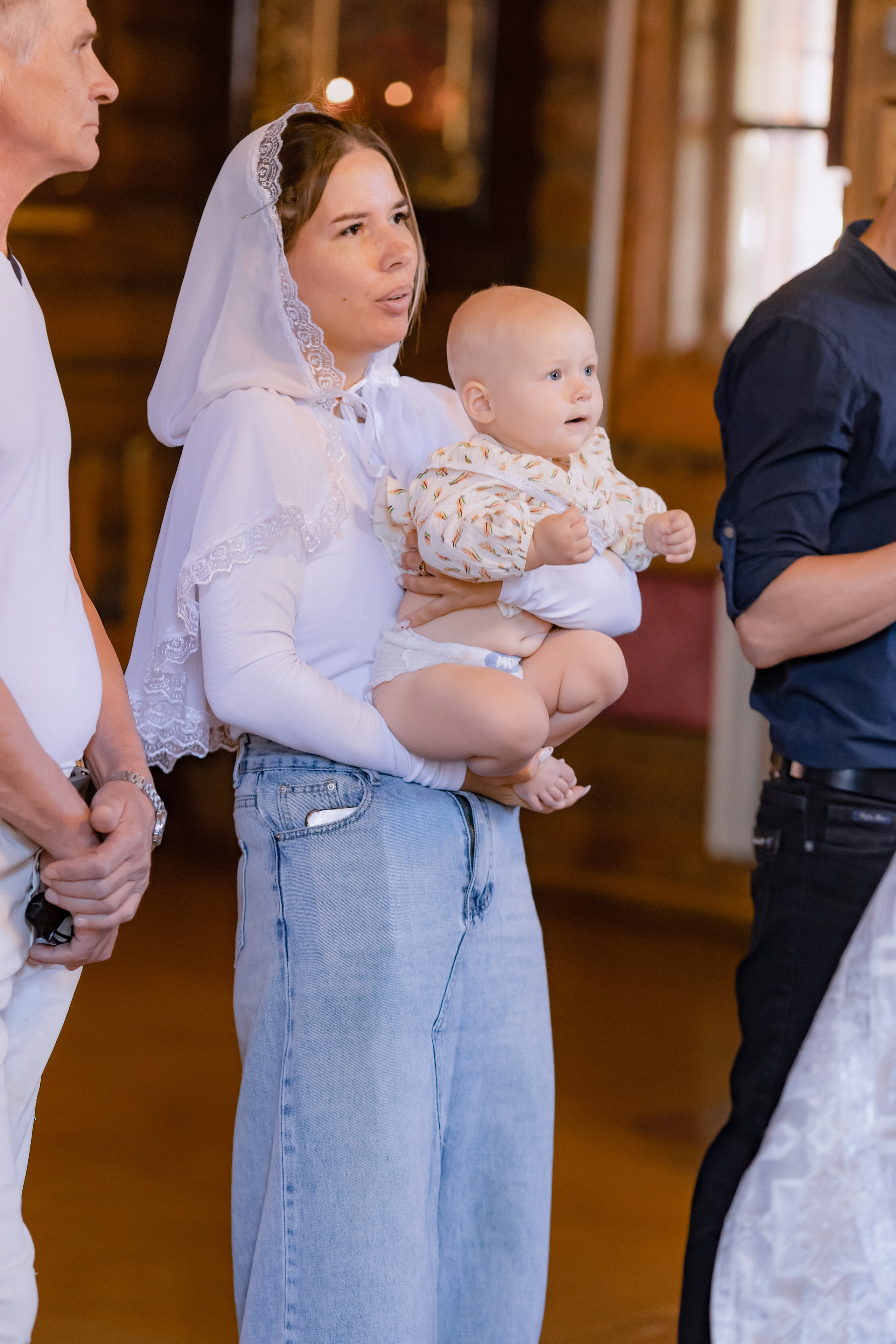 Крещение Миланы «Храм святителя Филарета». Детский и семейный фотограф Евгения Вахнеева Москва Зеленоград