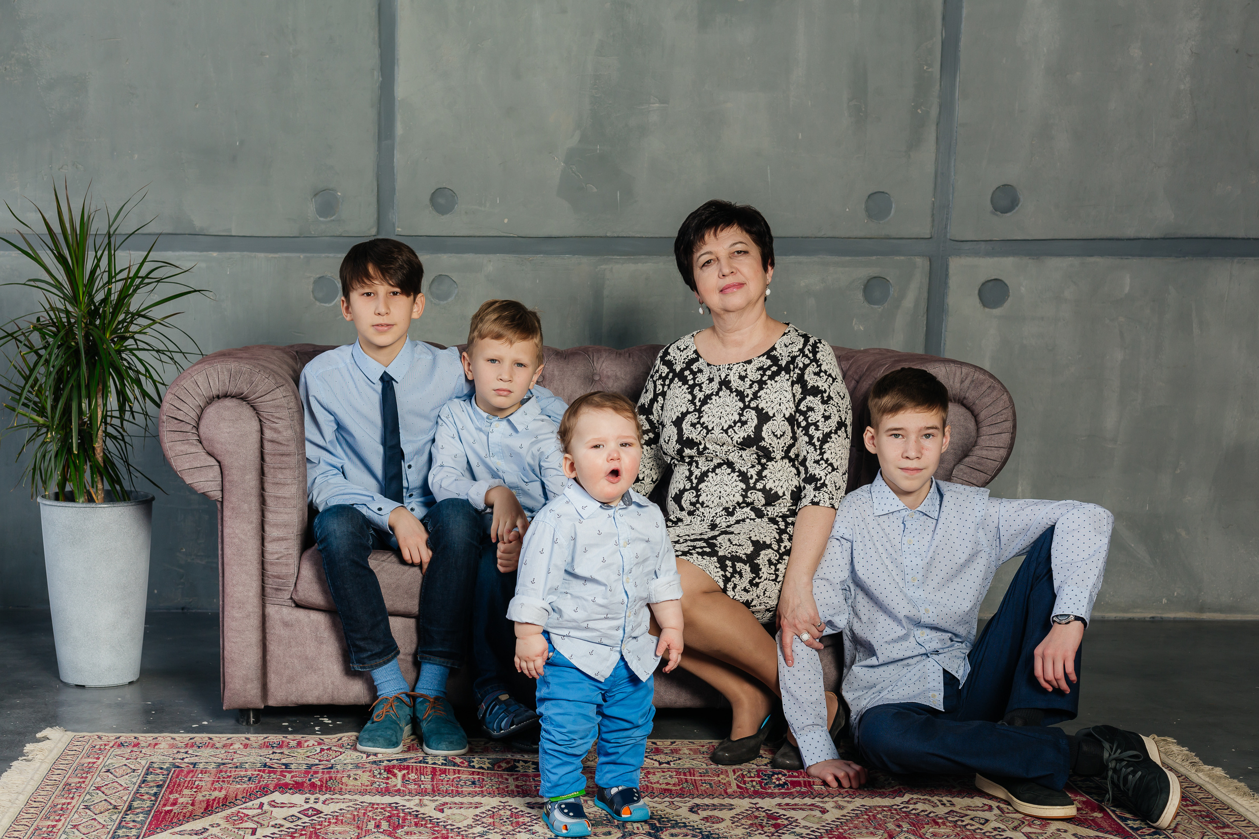 Фотосессия большой семьи. Свадебный и семейный фотограф в Новосибирске Ирина Дорошкова