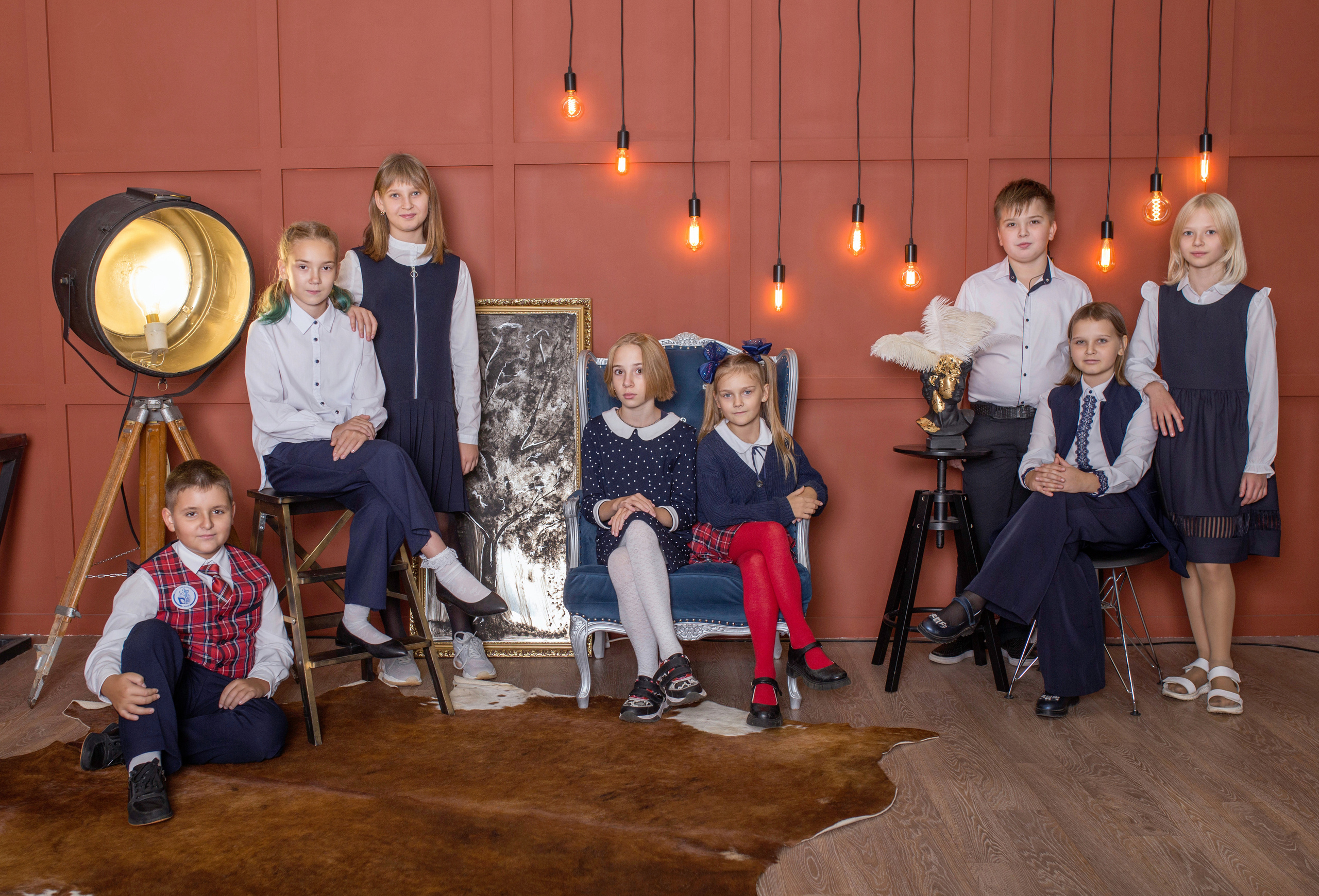 Коллективные фотосъемки для средних классов, в том числе на выпускные альбомы. Главная