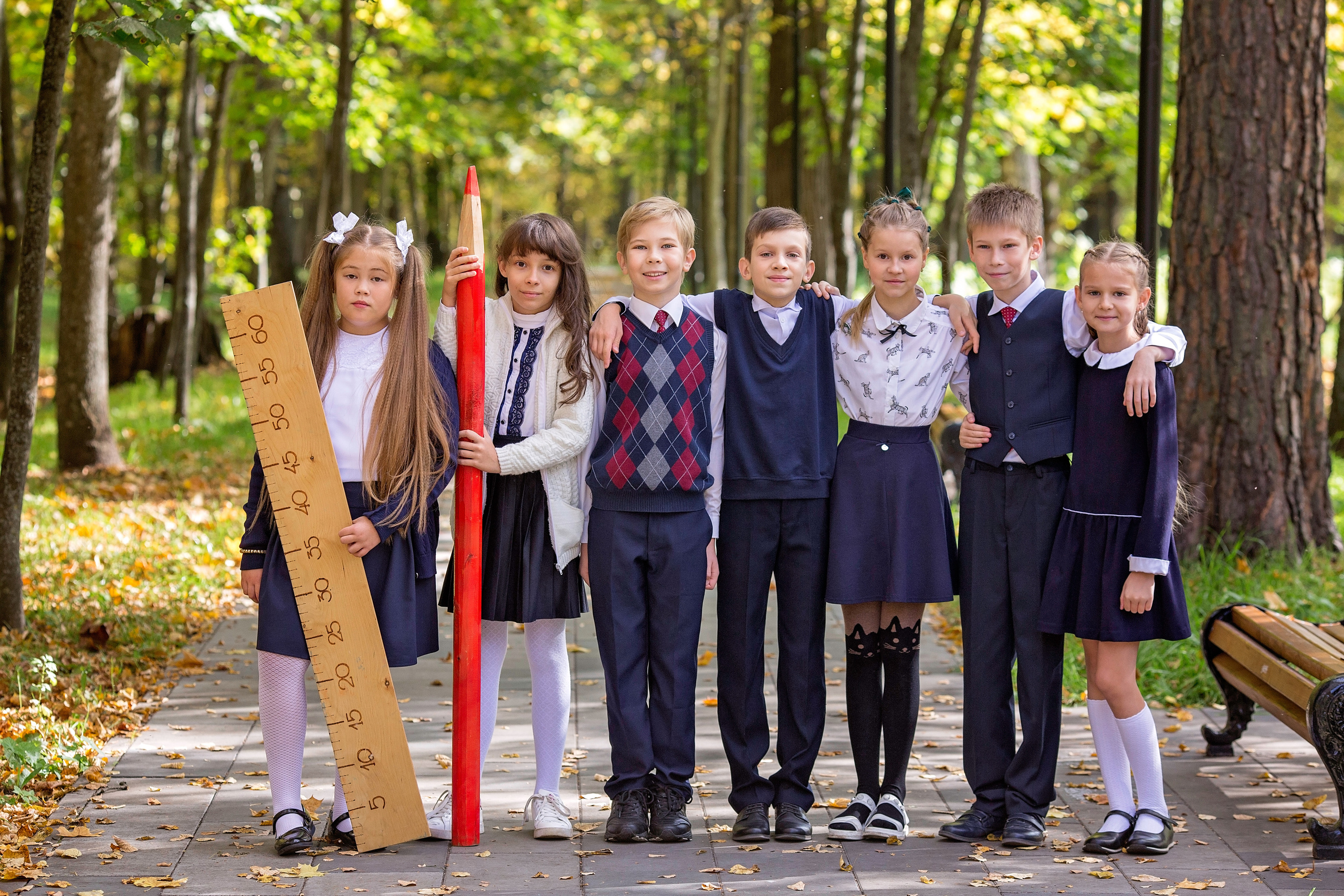 Коллективные фотосъемки для средних классов, в том числе на выпускные альбомы. Главная