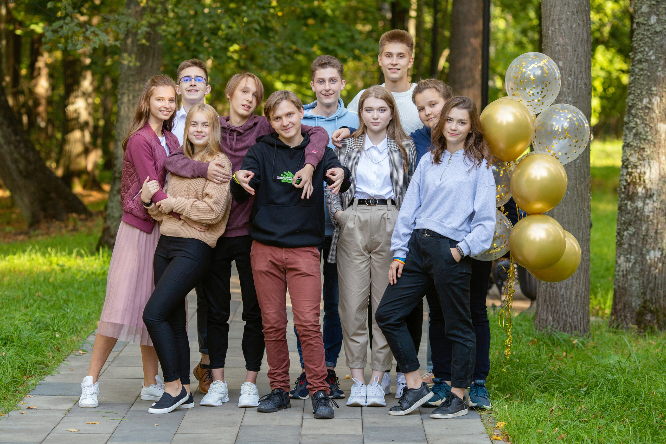 Коллективные фотосъемки для старших классов, в том числе на выпускные альбомы. Главная