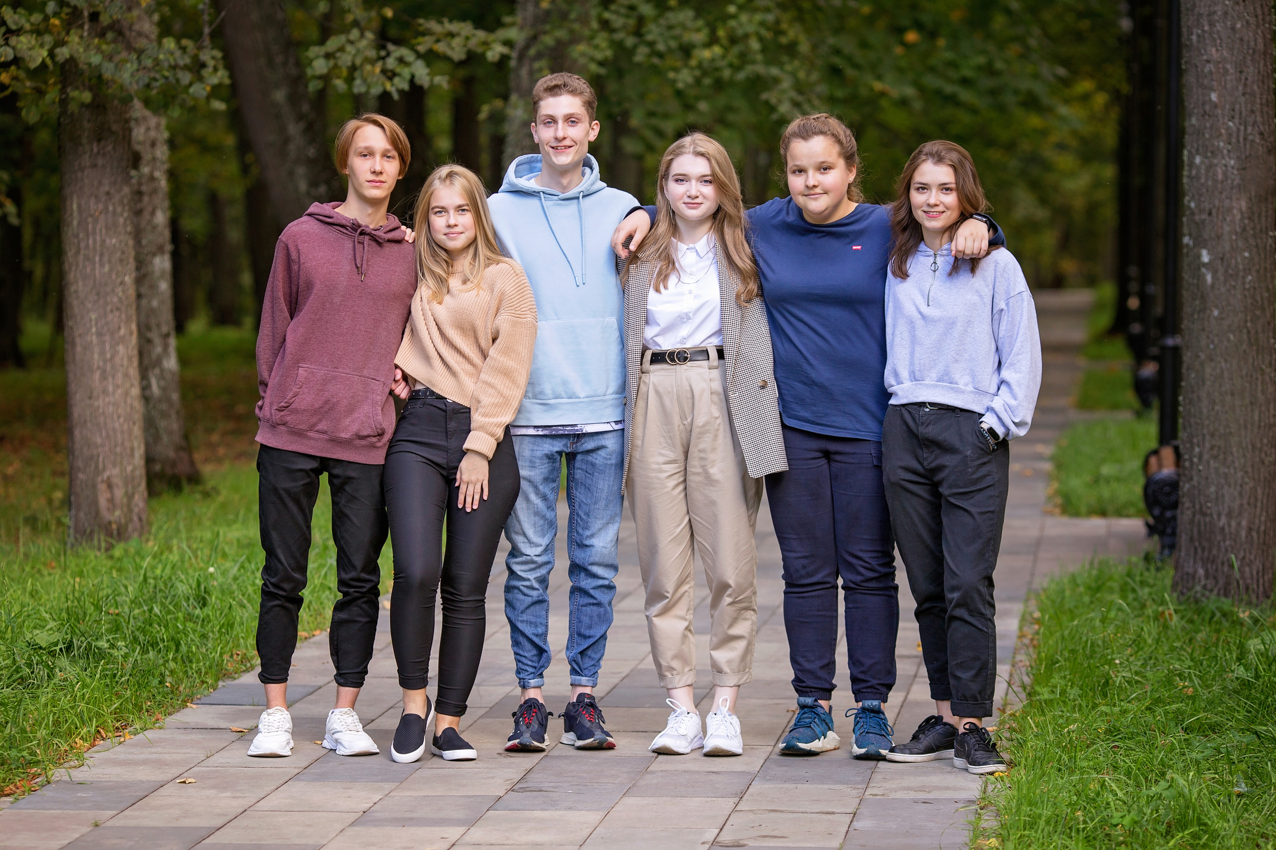 Коллективные фотосъемки для старших классов, в том числе на выпускные альбомы. Главная