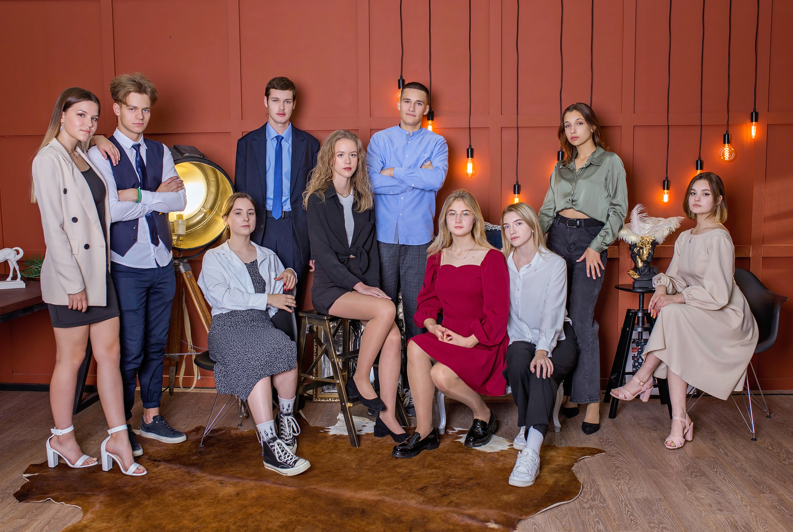 Коллективные фотосъемки для старших классов, в том числе на выпускные альбомы. Главная