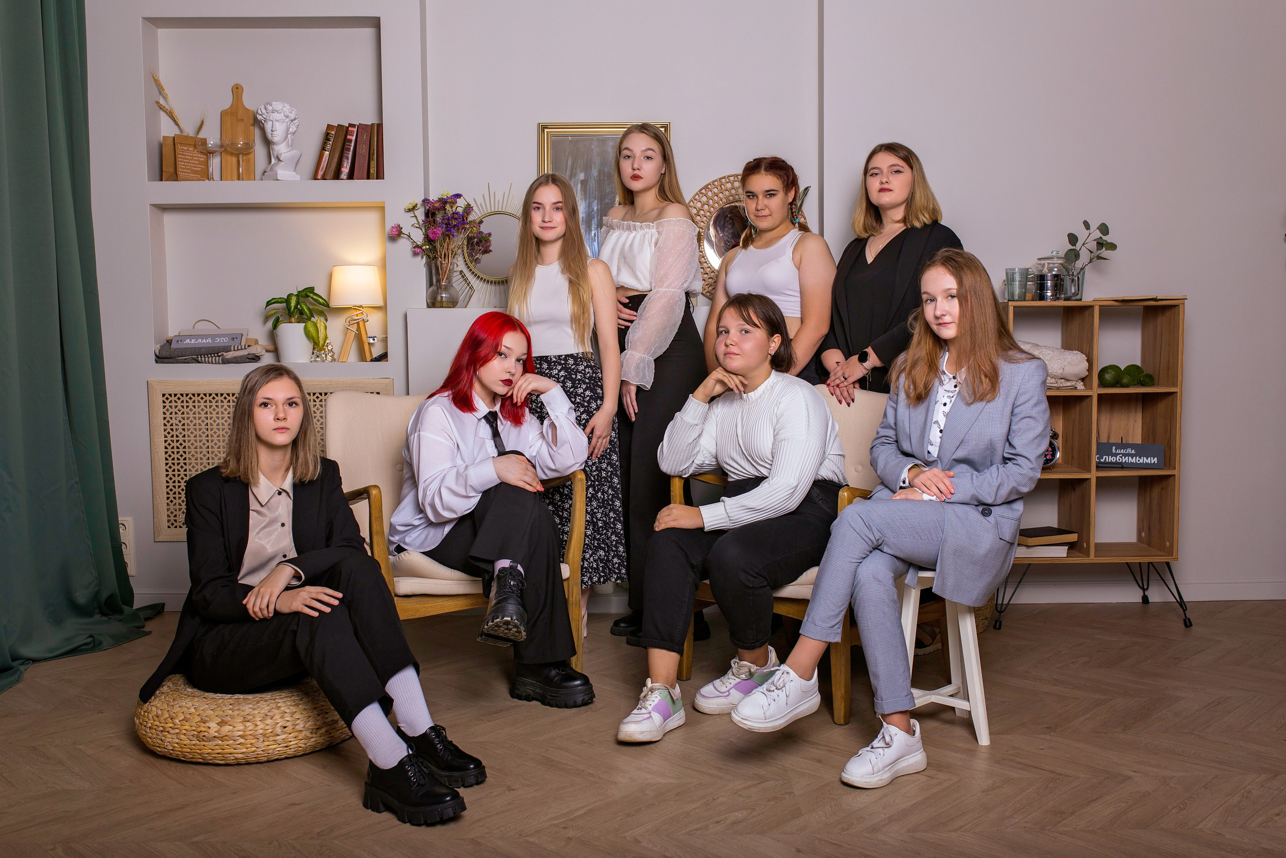 Коллективные фотосъемки для старших классов, в том числе на выпускные альбомы. Главная