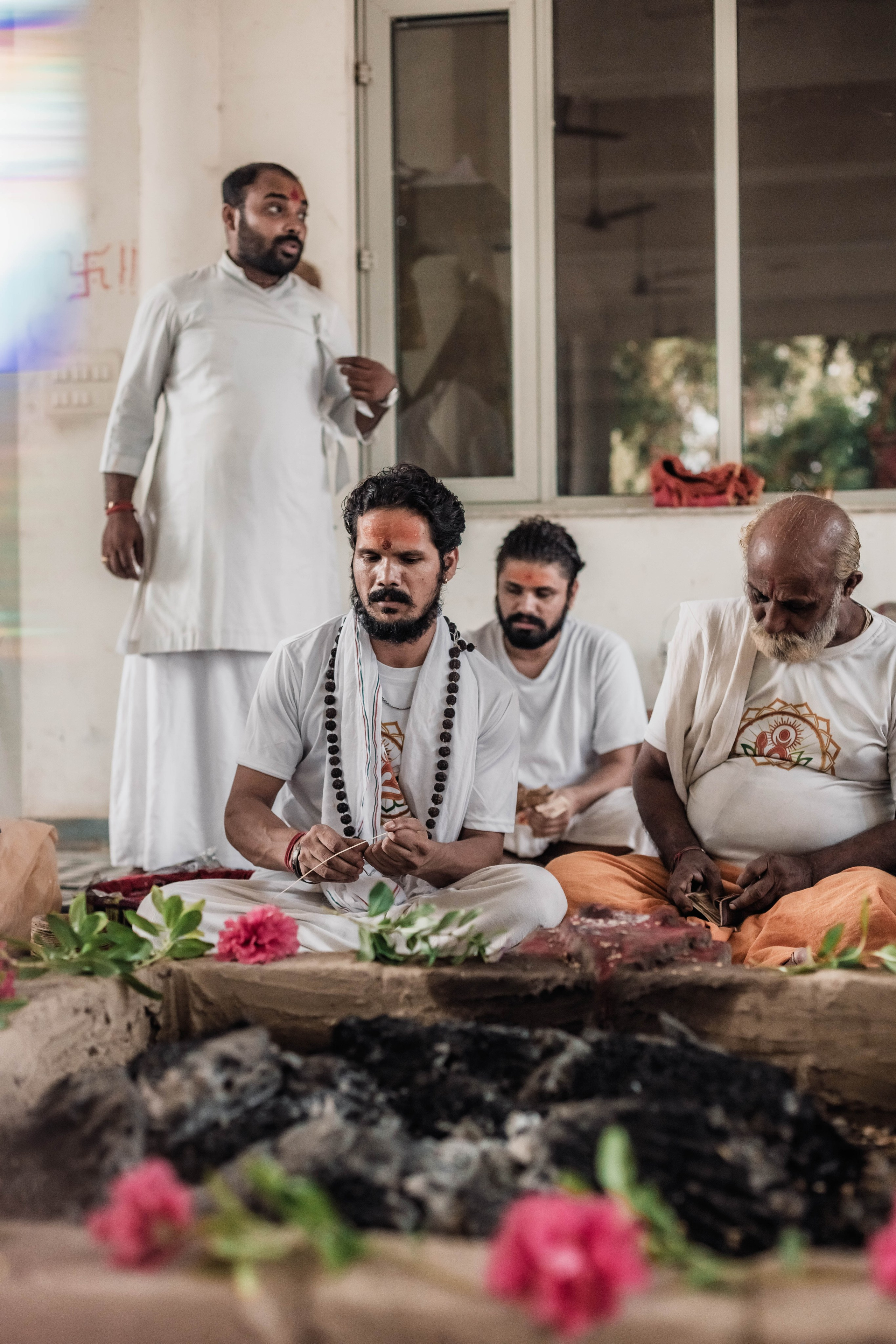 Pitri Paksha yagyas & poojas Devraha Baba ji ashram. Mariam Bagdasaryan