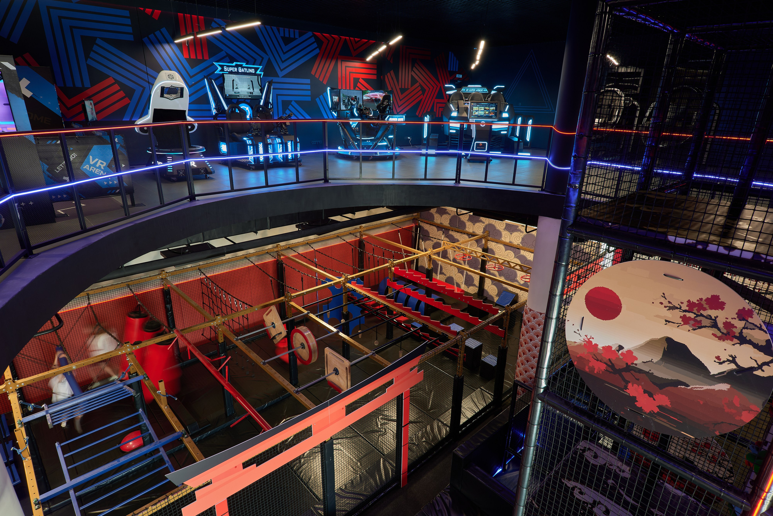 Детский центр Притяжение. Абросимов Лев интерьерный и архитектурный фотограф