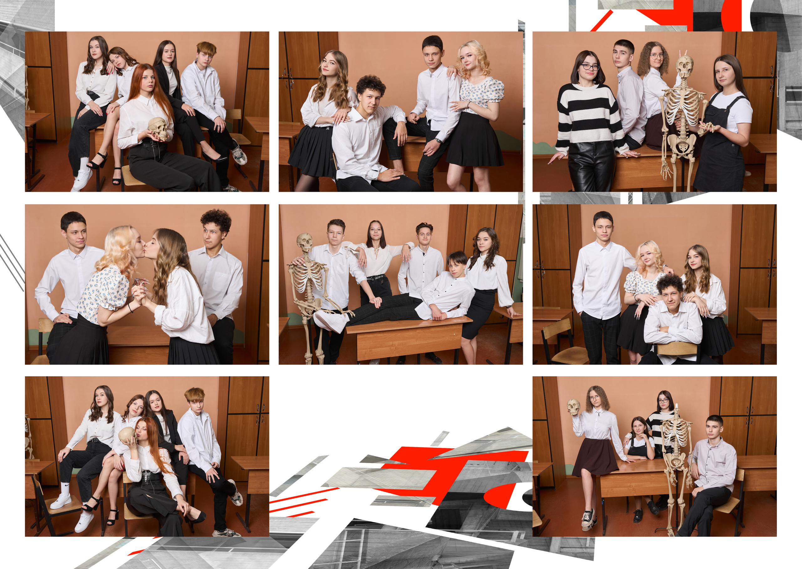 Выпускной альбом 9, 11 класс в Заволжье, Городце. Школьный фотограф. Фотограф в Заволжье Алексей Шабалин