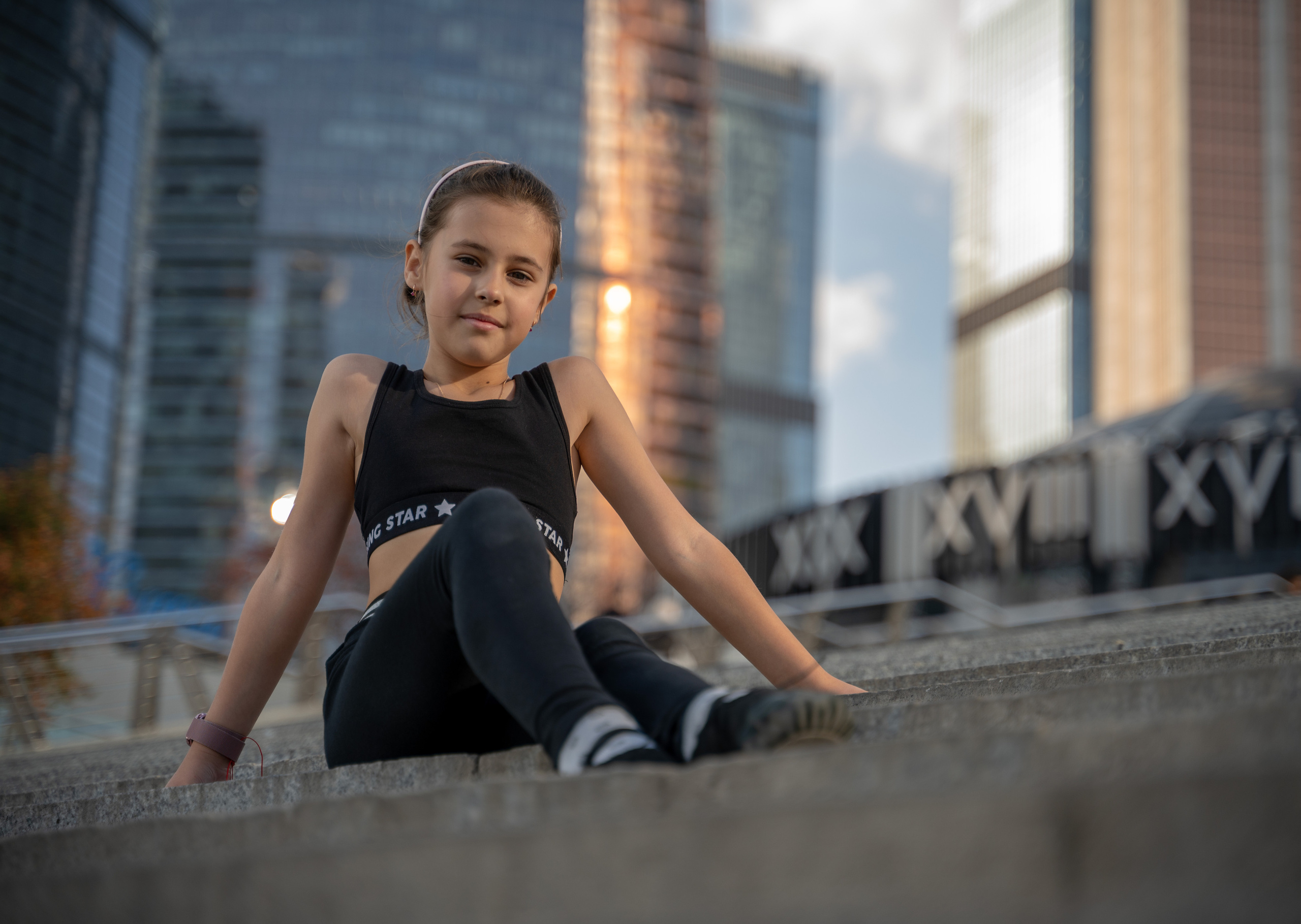 Катя. Moscow City. Vadim Nevenglovskii Фотограф в разных жанрах