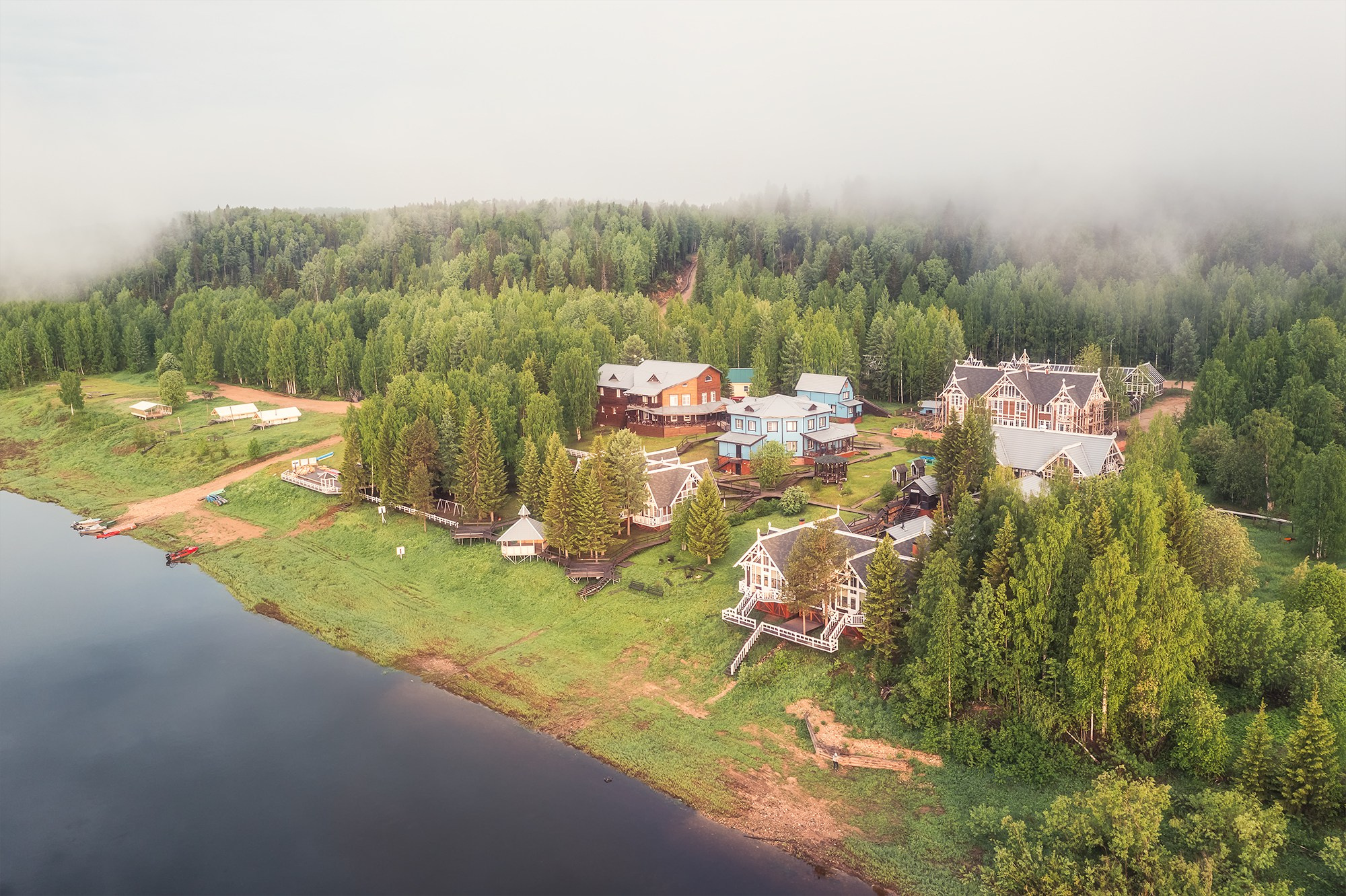 Пейзаж. Аэросъемка в Архангельске, Александр Ермолин