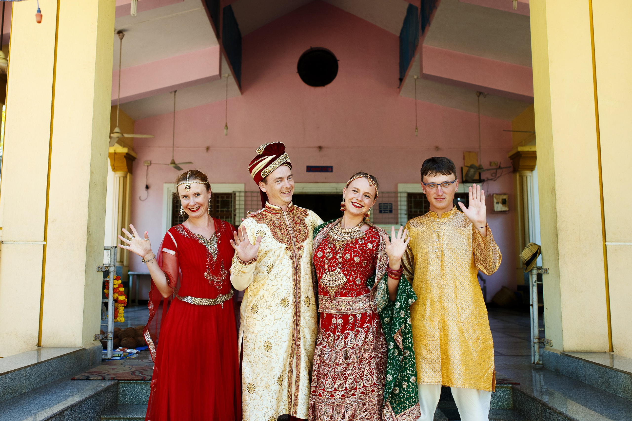 Церемония в индийском храме