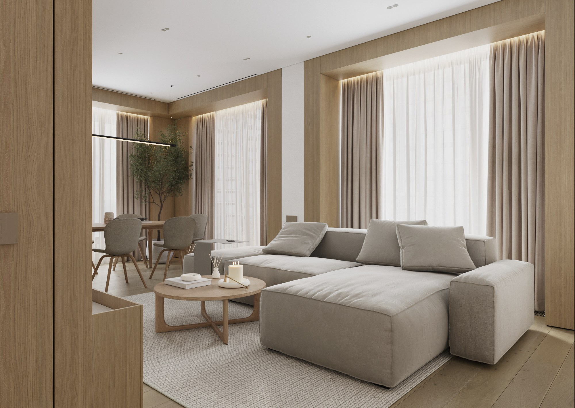 Визуализация квартиры в Prime Park. 3D визуализатор интерьеров Ксения Жарко