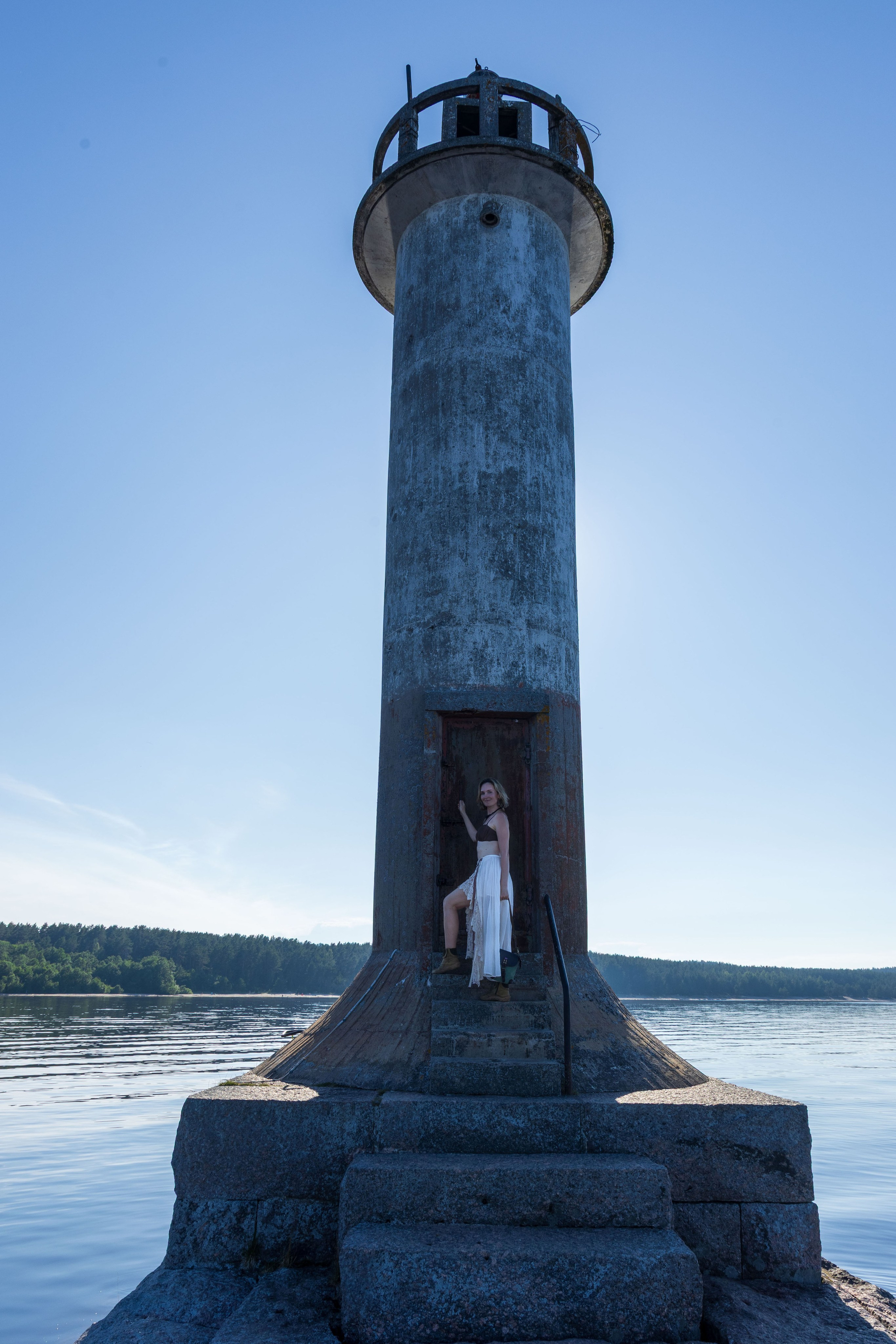 Юля на маяке. Портретный и семейный фотограф Санкт-Петербург