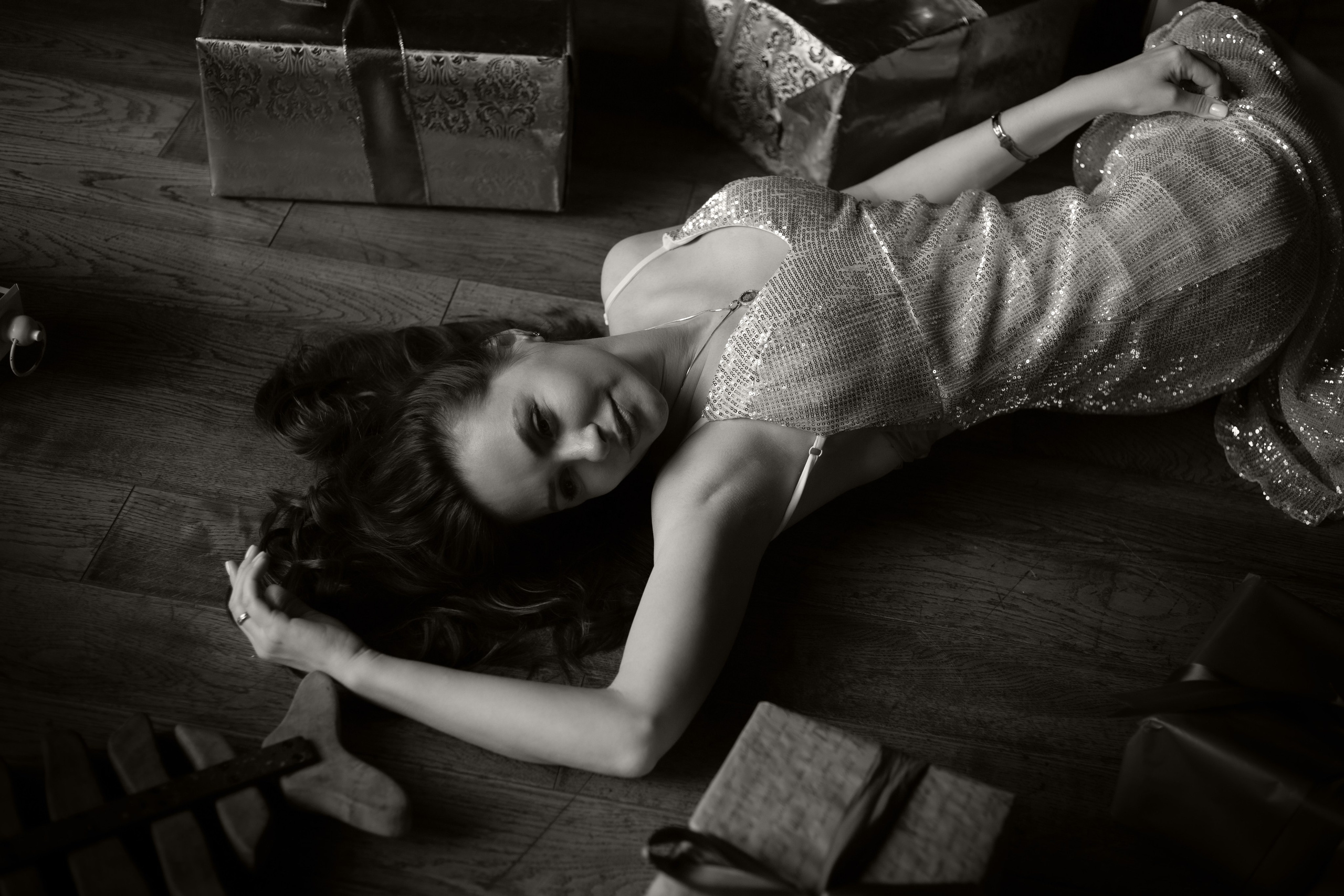 Новый год (естественный свет). Будуарный фотограф Савченко Дарья (Москва)