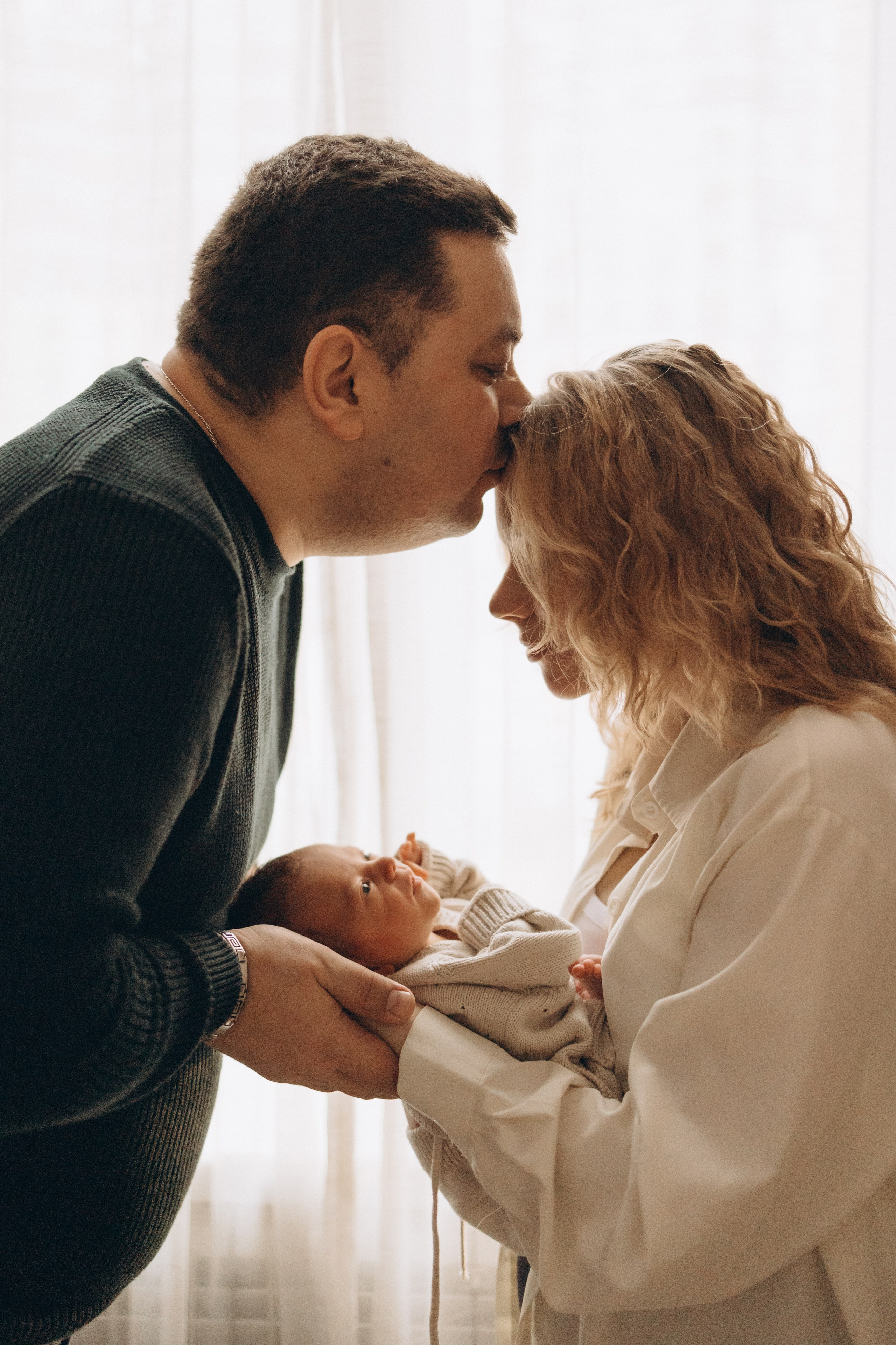 Мирон 1 неделька. Семейный и детский фотограф, женский портрет Москва Светлана Мертикова